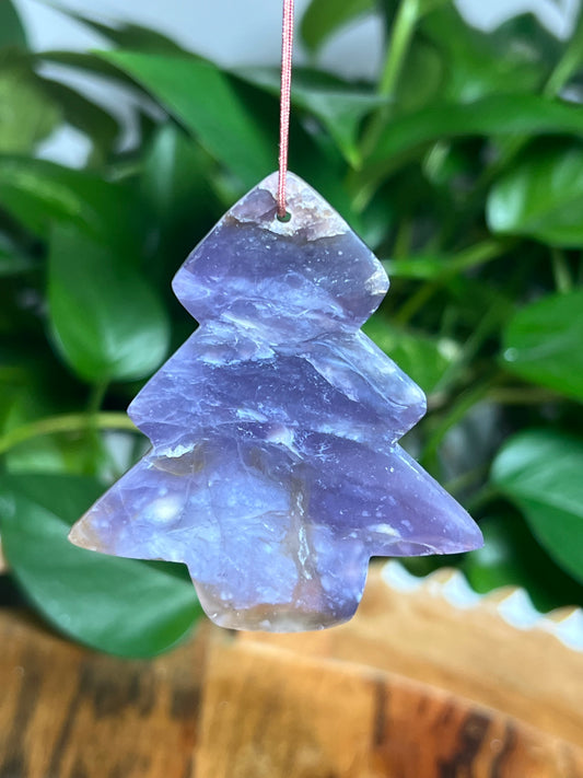 Purple Chalcedony Ornament Tree: CD