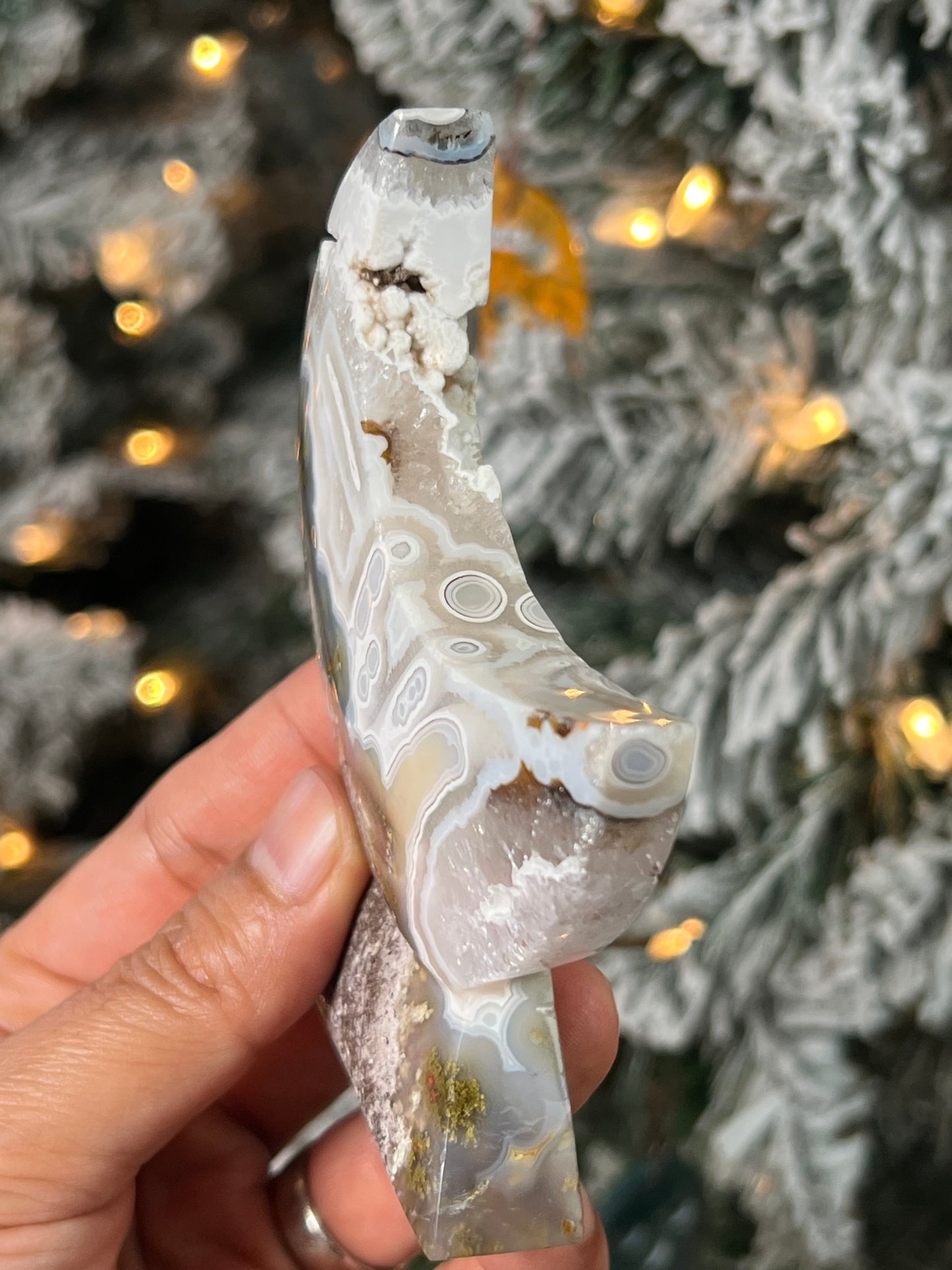 Scenic Moss Agate Moon