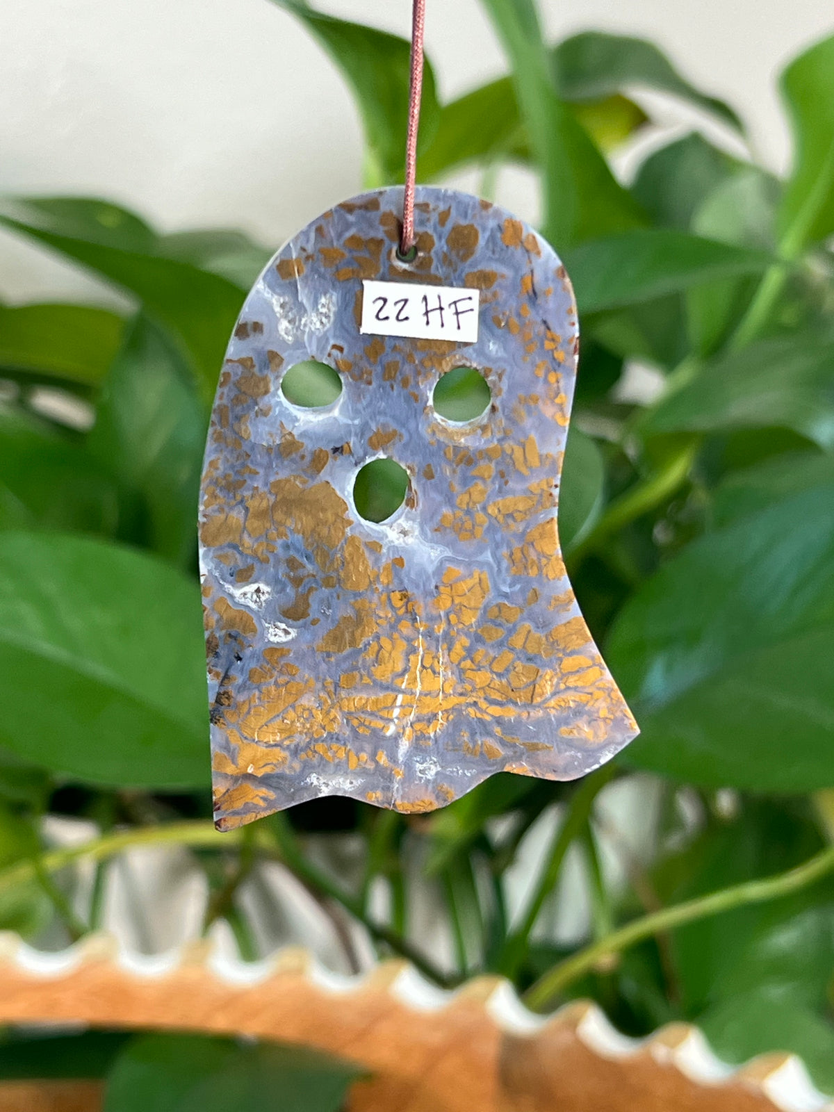 Brecciated Jasper Ghost Ornaments