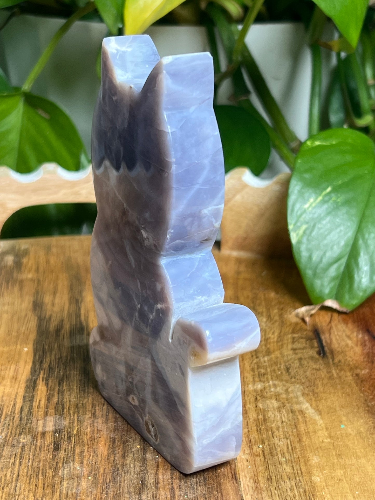 Purple Chalcedony Cat PS
