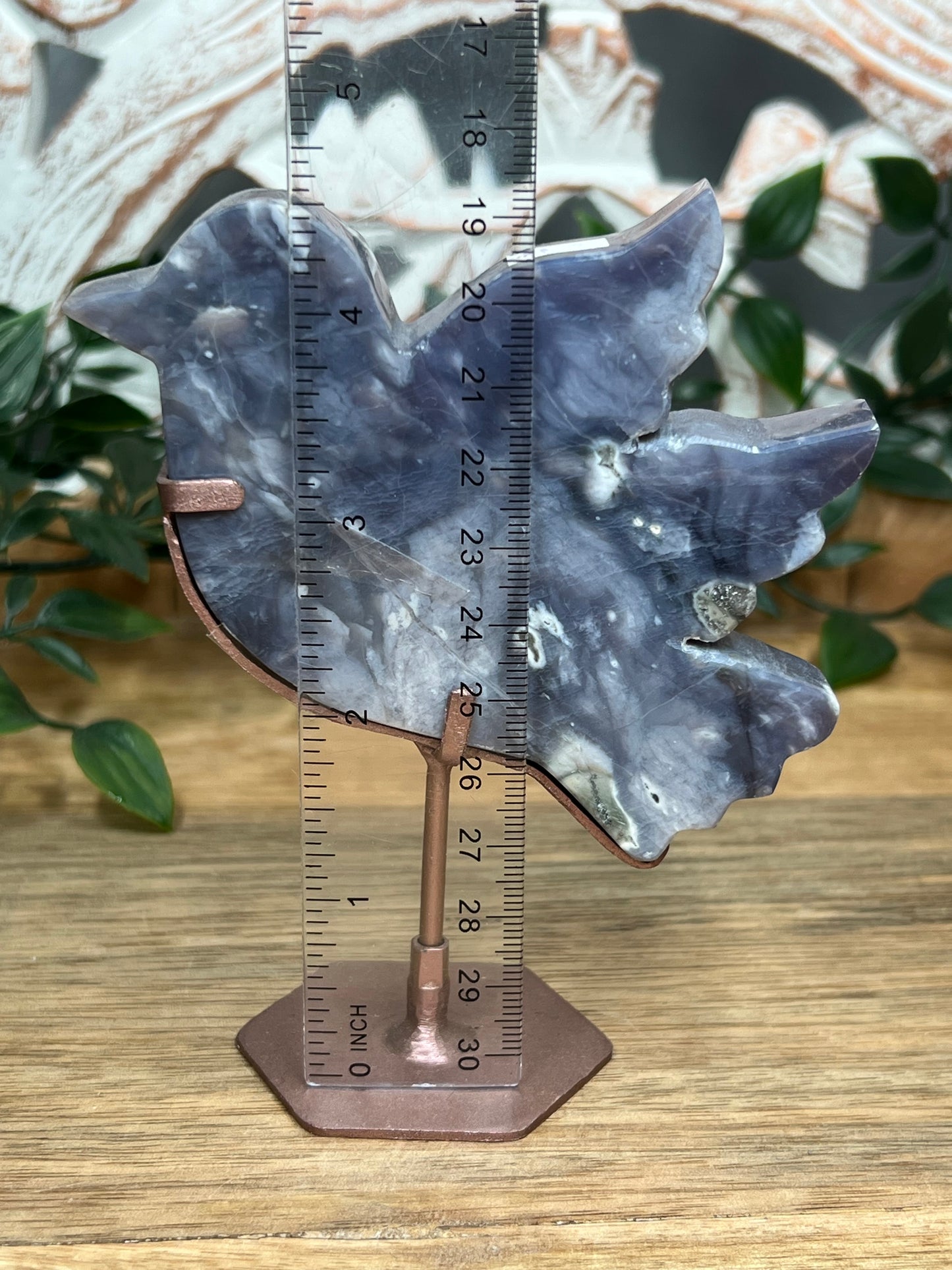 Purple Chalcedony Bird