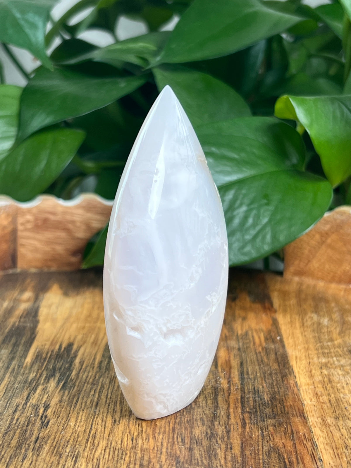 White Plume Agate Flame: PB
