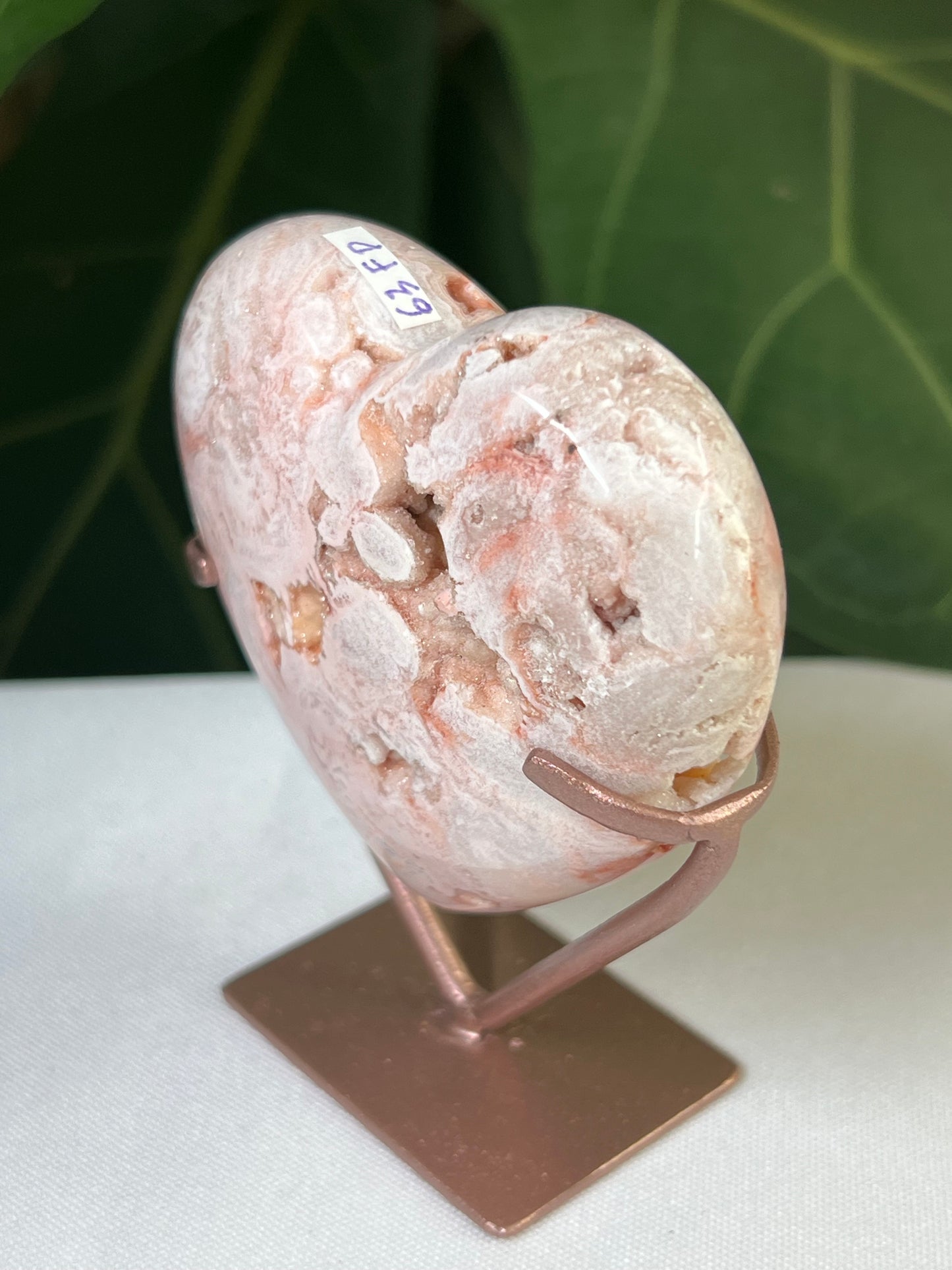 Pink Carnelian Heart