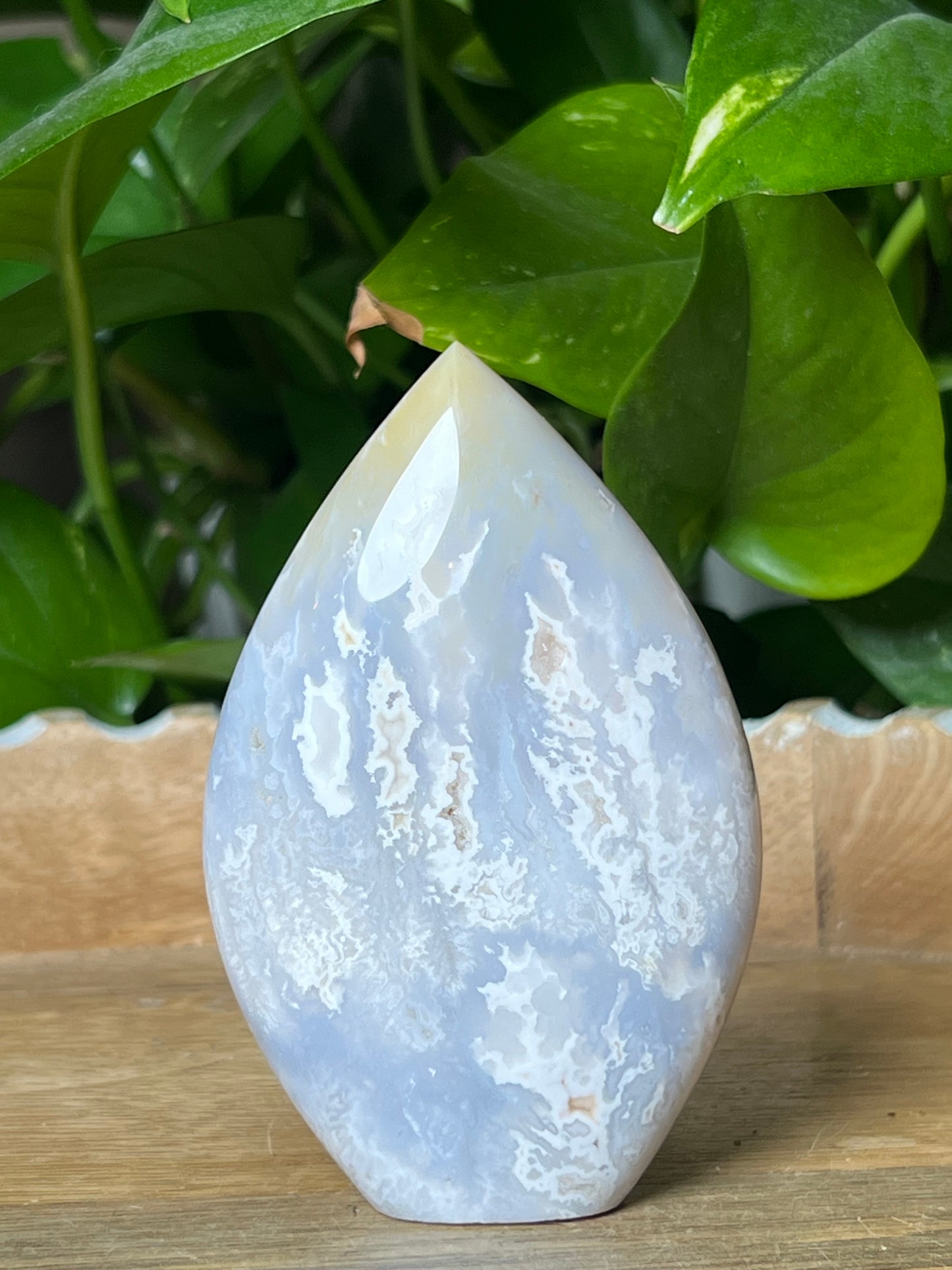 Winter Plume Agate Flame