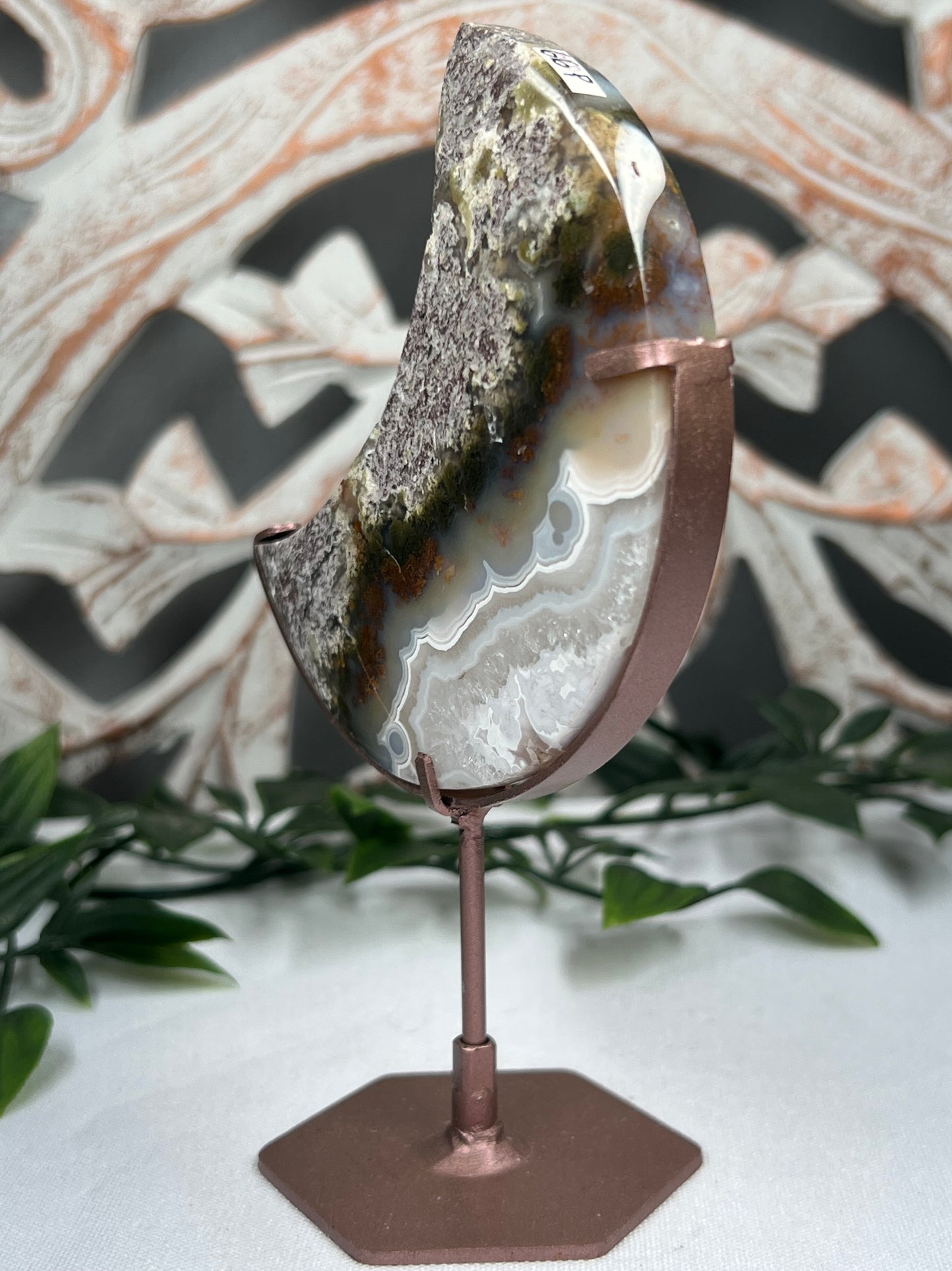 Scenic Moss Agate Moon