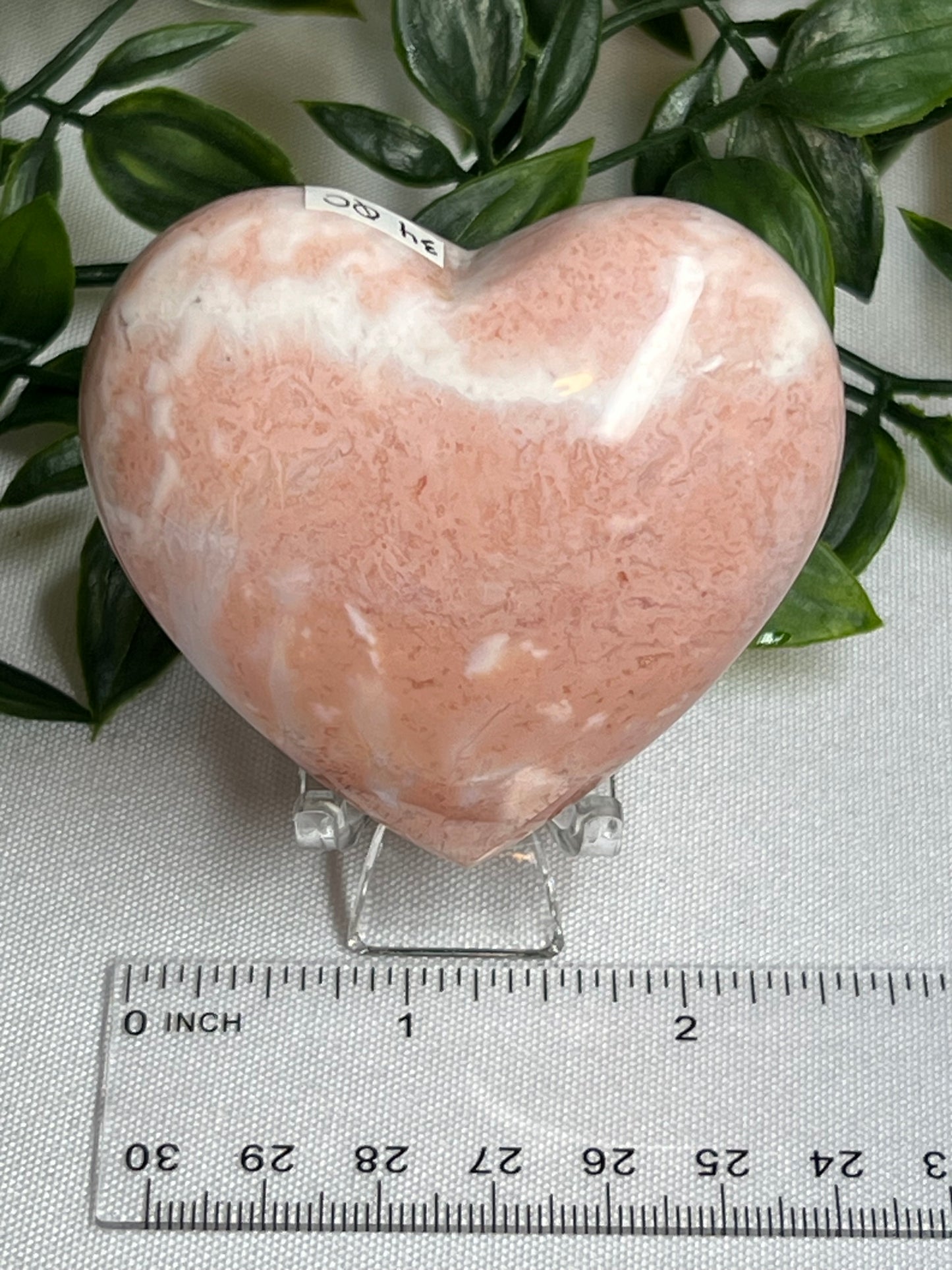 Pink Carnelian Heart