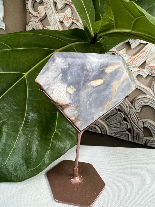 Purple Chalcedony Diamond