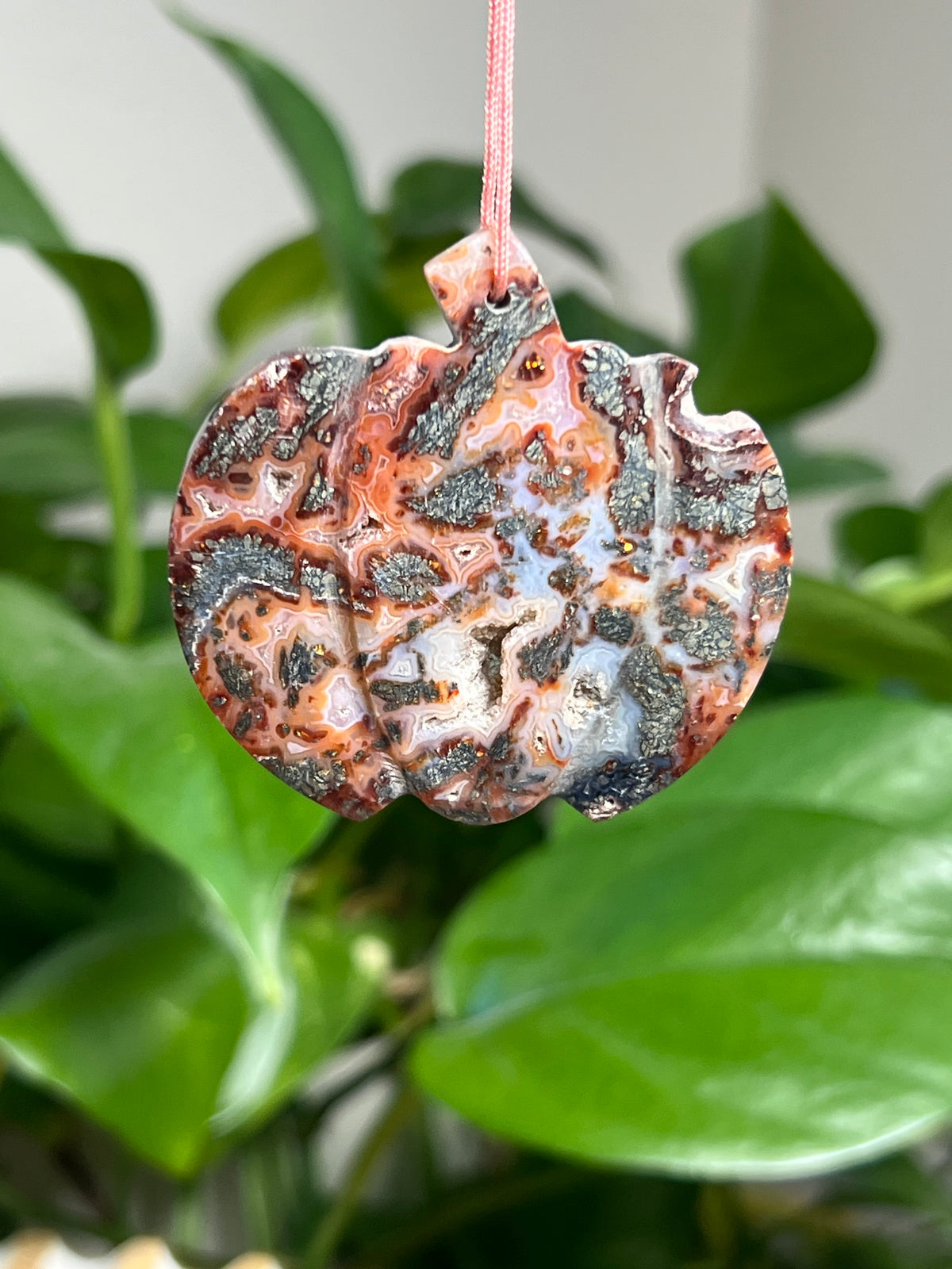 Marcasite Pumpkin Ornaments