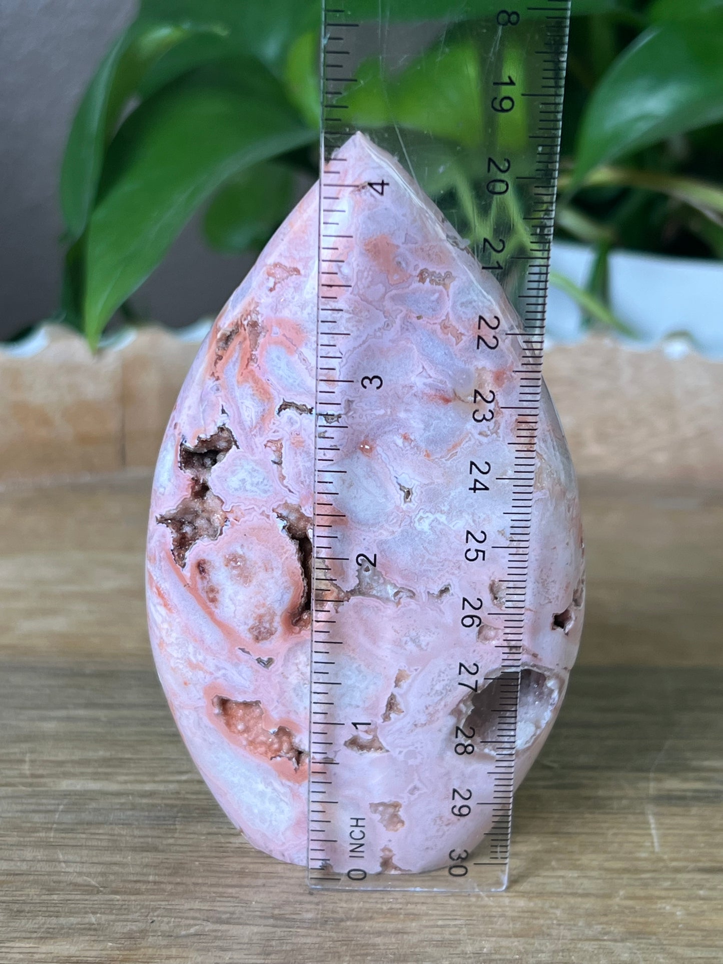 Pink Carnelian Flame