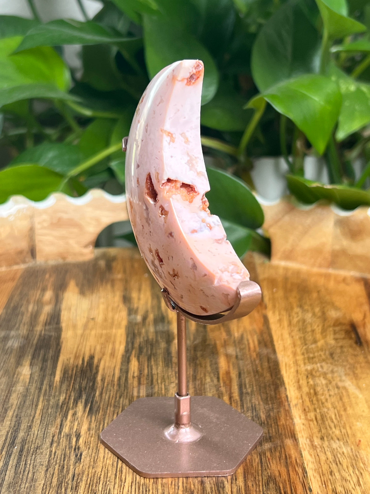 Pink Carnelian Moon: N