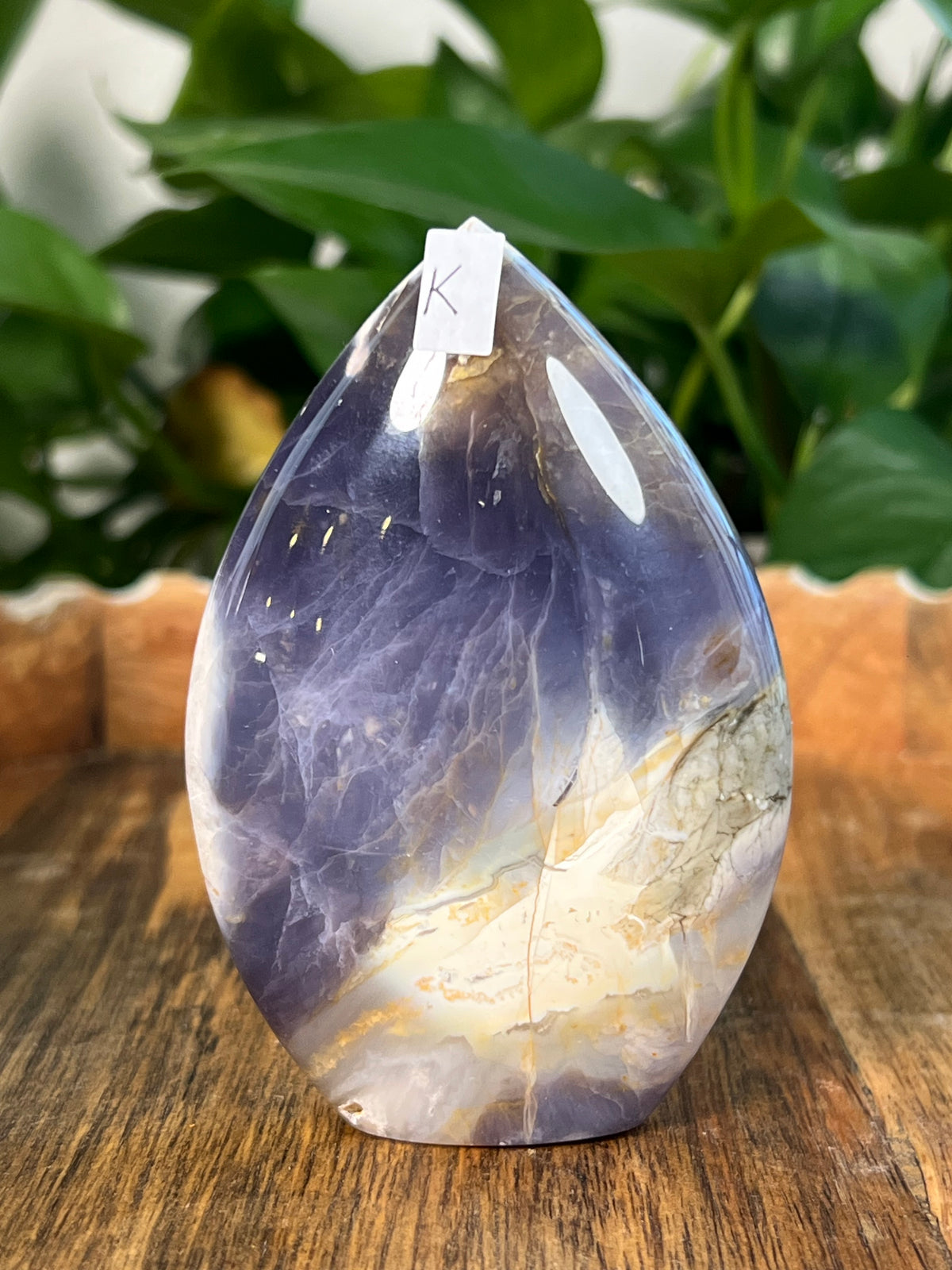 Purple Chalcedony Flames