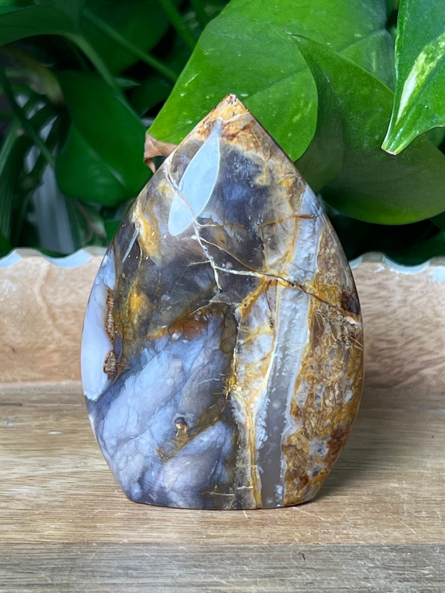 Purple Chalcedony Flame