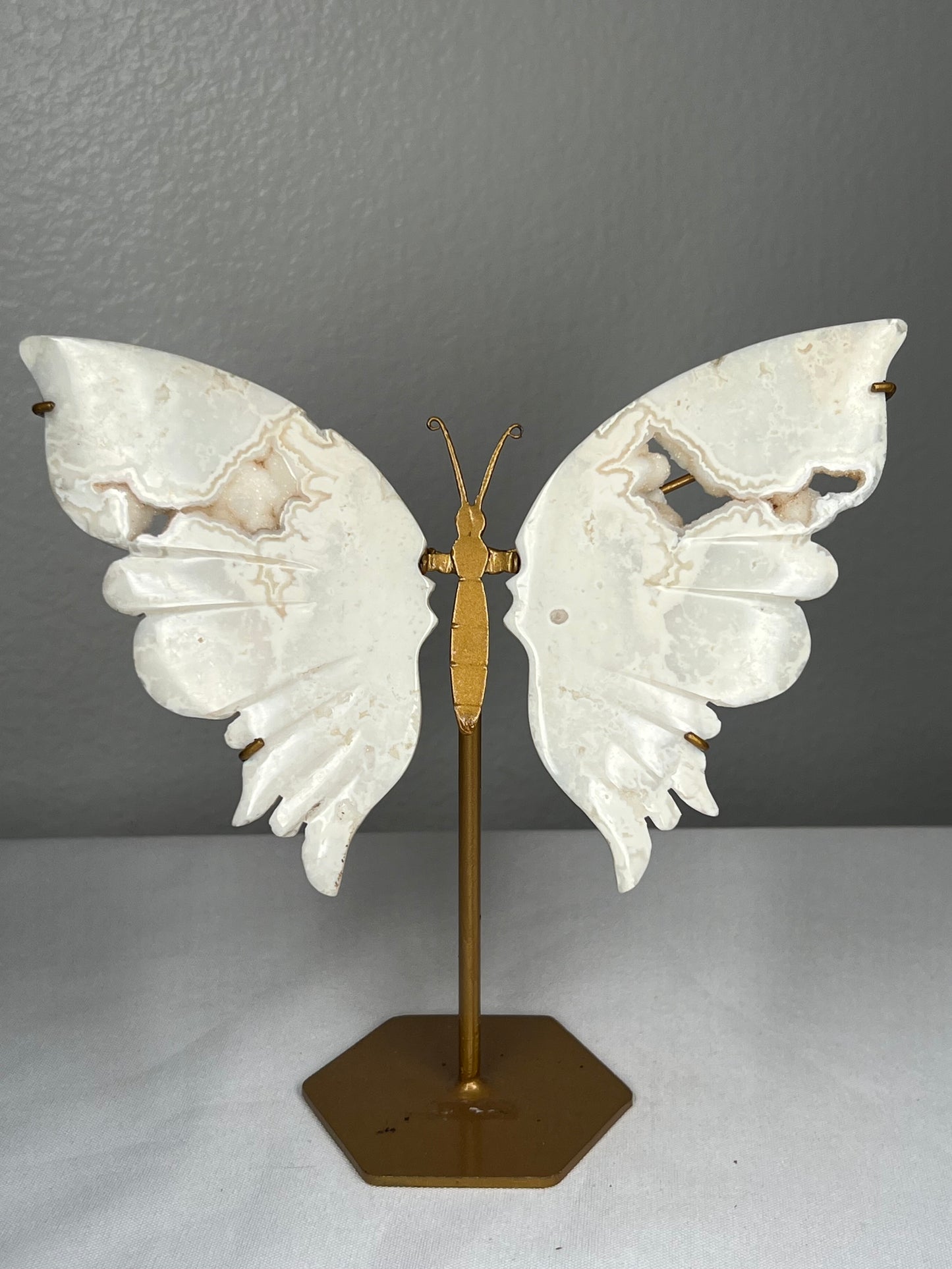 White Plume Agate Wings