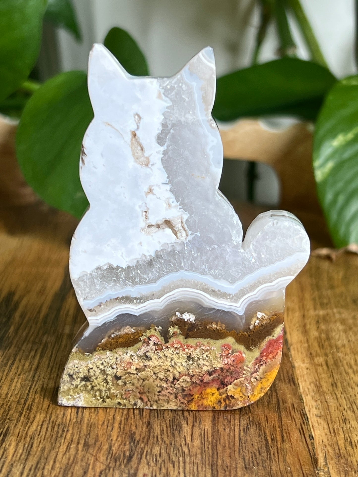 Scenic Moss Agate Cat HU