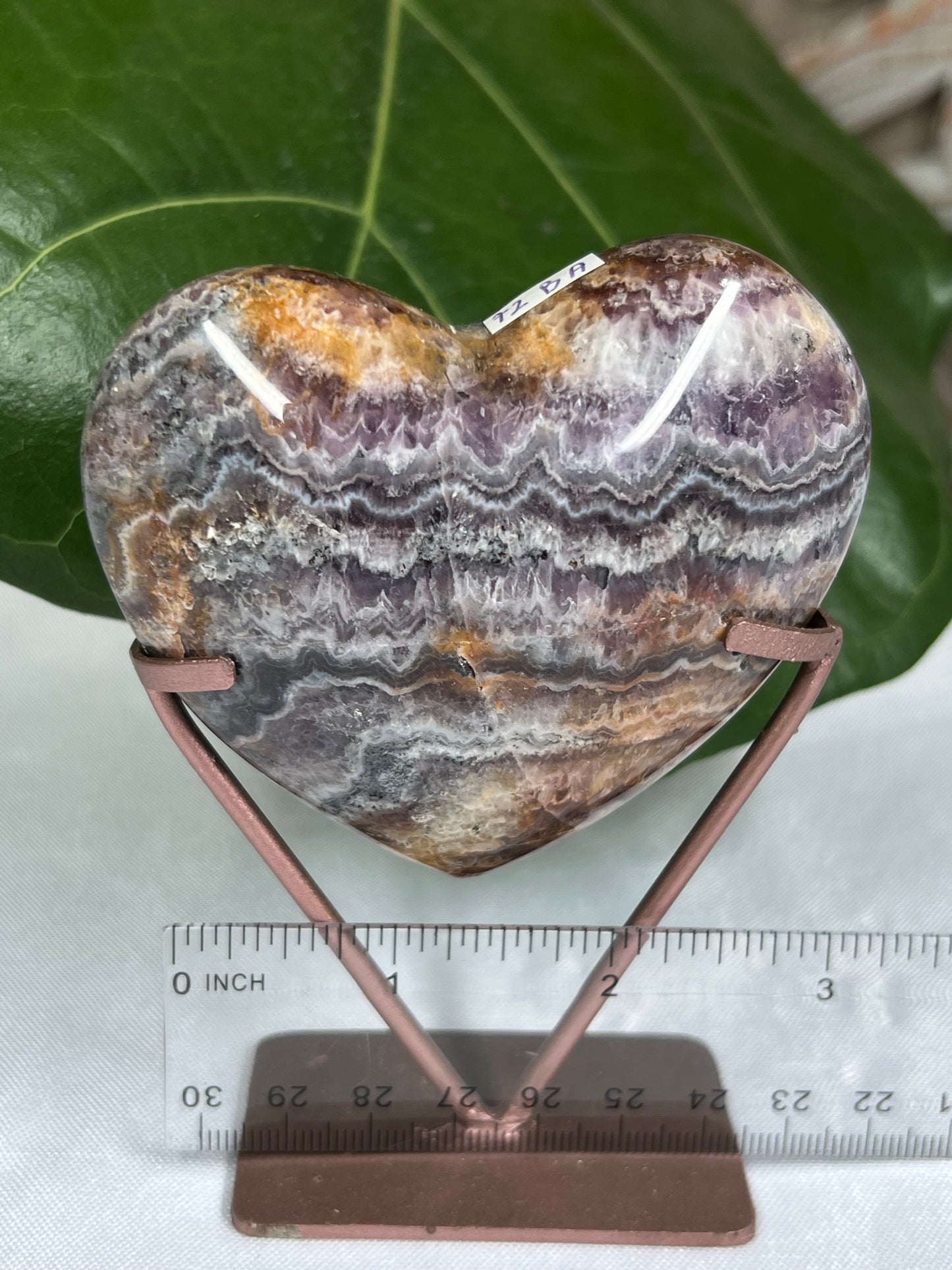 Indonesian Amethyst Heart