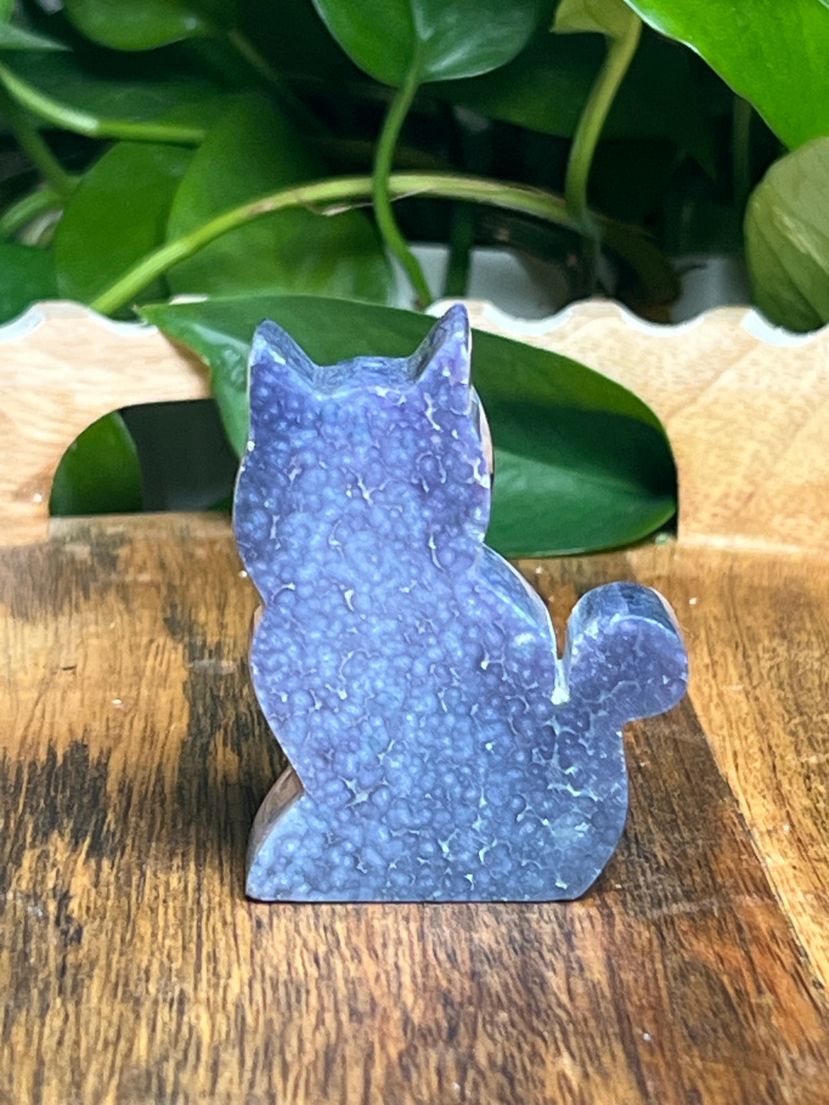 Grape Agate Mini Cat: BE