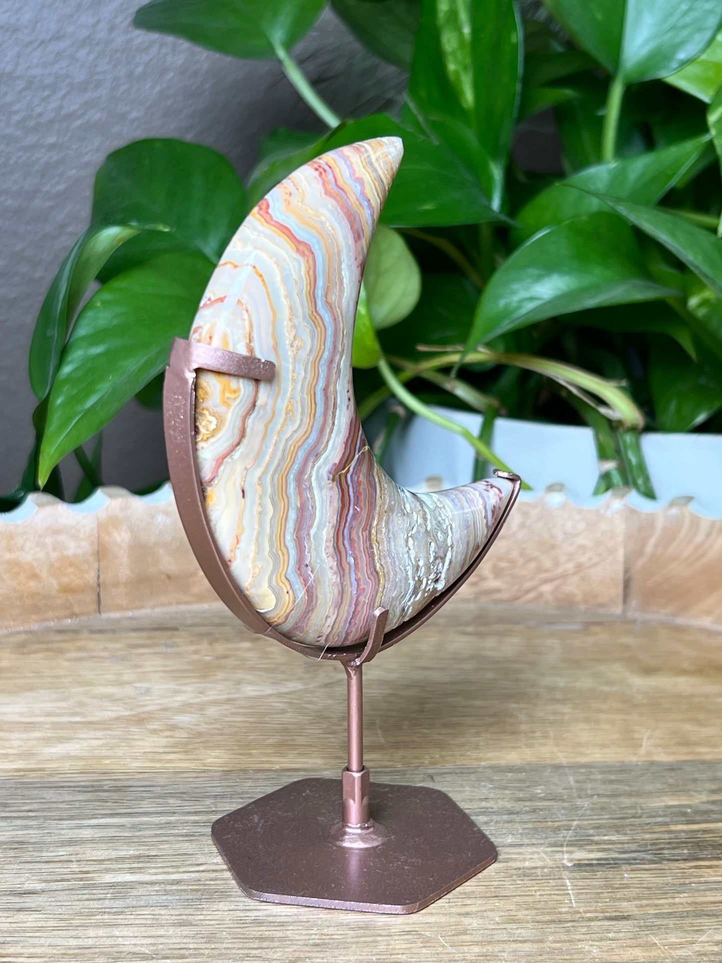 Crazy Lace Agate Moon