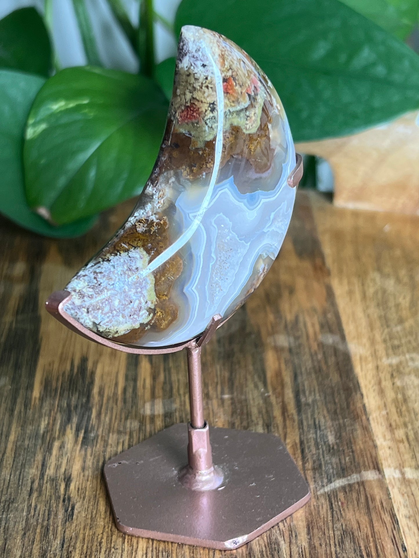 Scenic Moss Agate Moon: DE