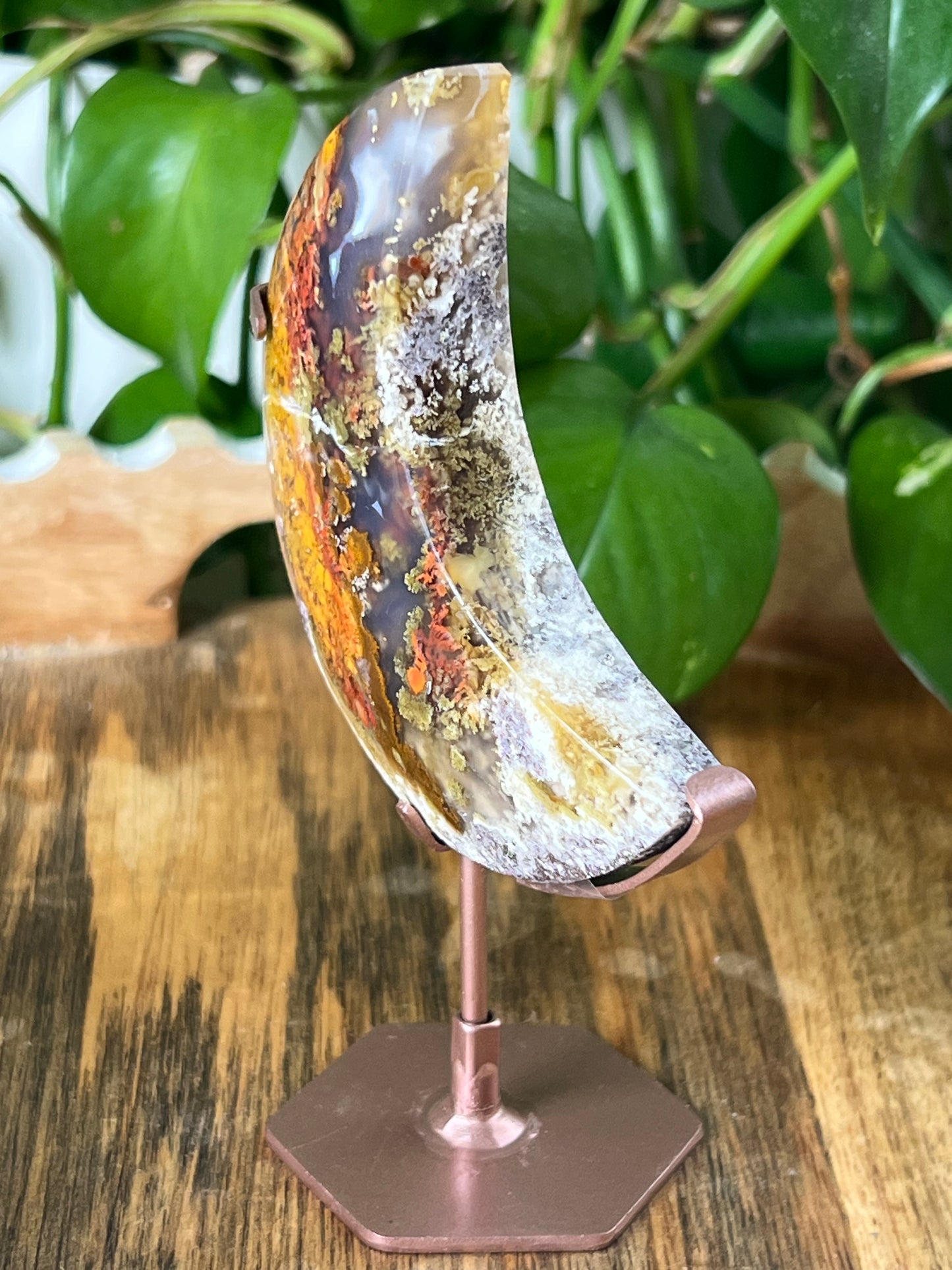 Scenic Moss Agate Moon