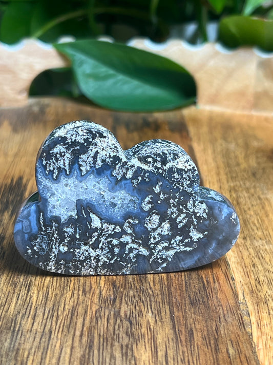Blue Plume Agate Cloud: PF