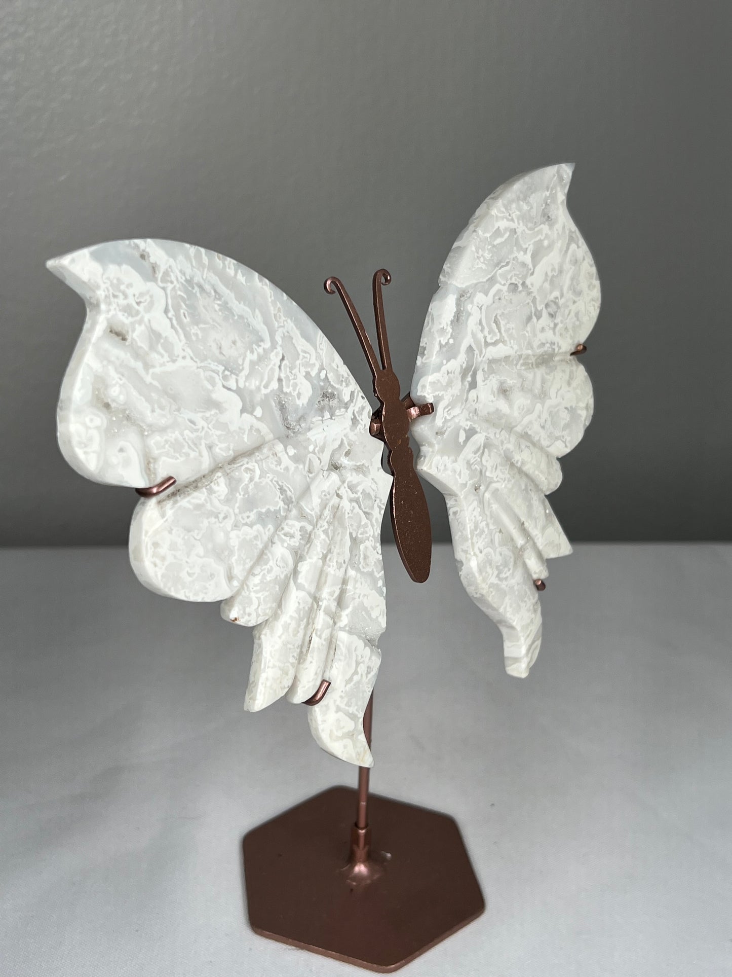 White Plume Agate Wings