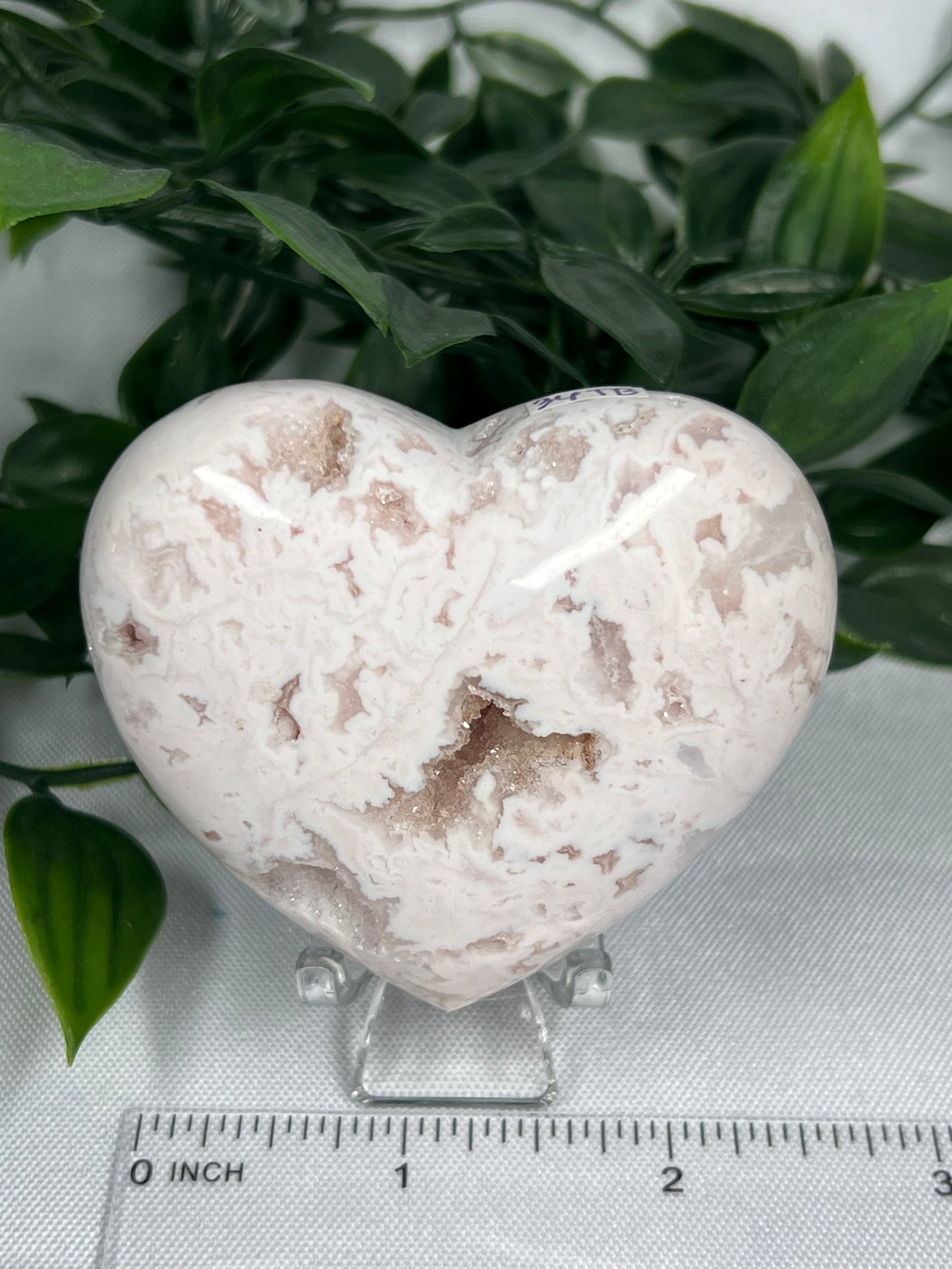 Pink Carnelian Heart