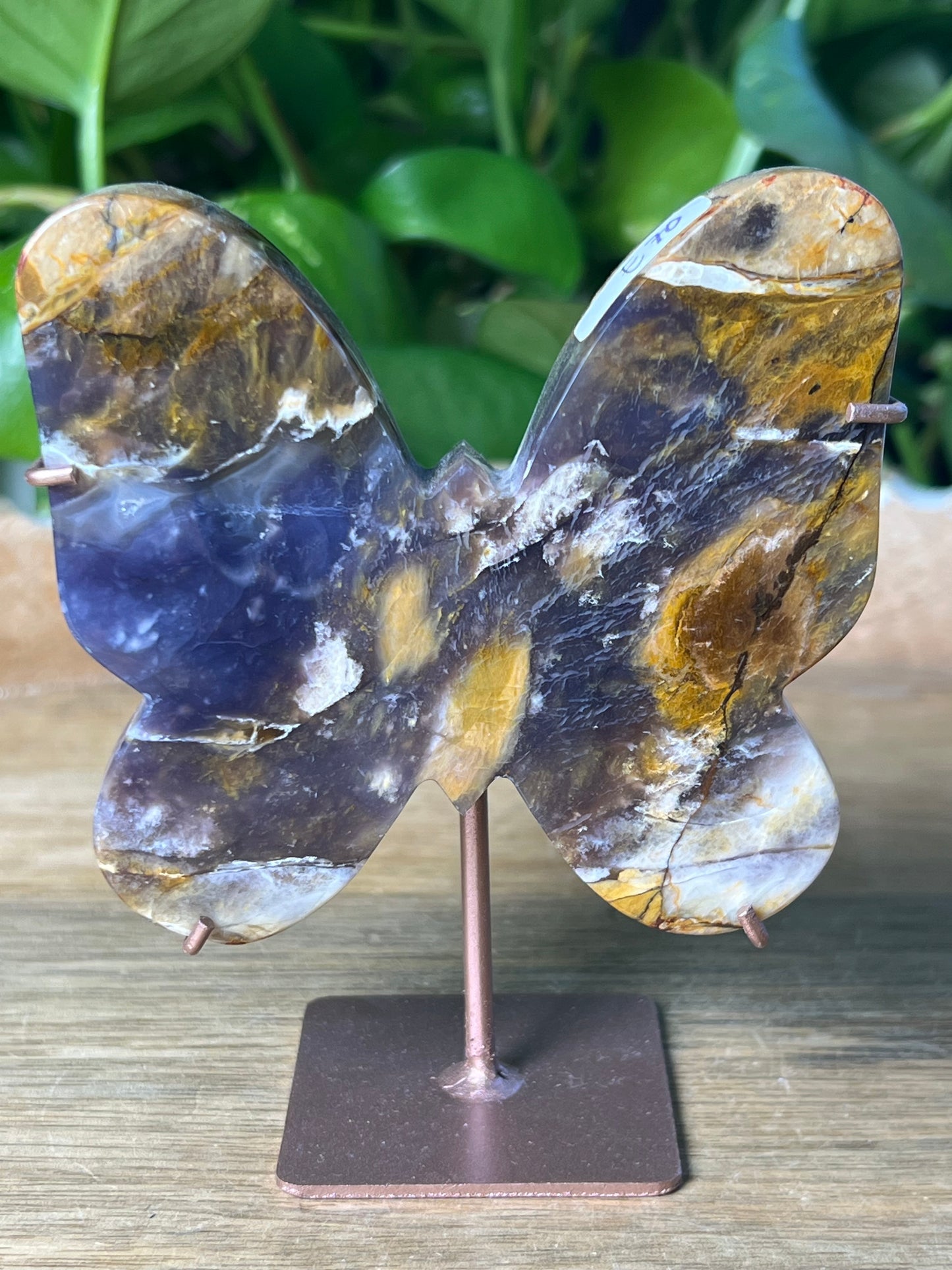 Purple Chalcedony Butterfly