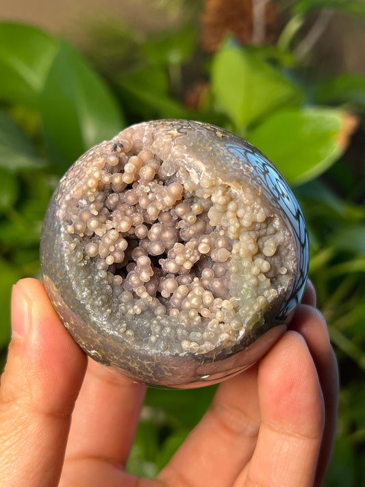 Grape Agate Sphere