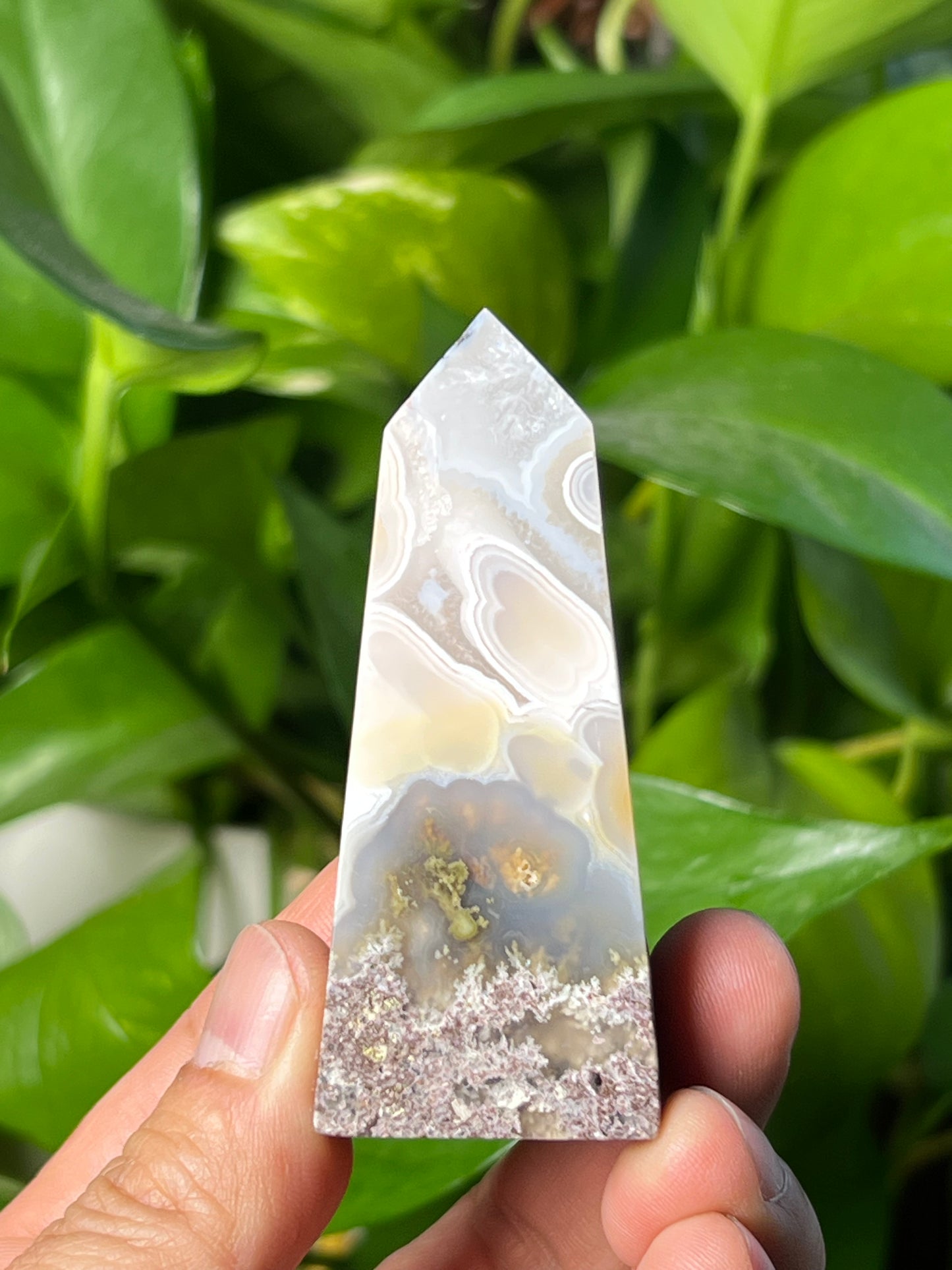 Scenic Moss Agate Tower