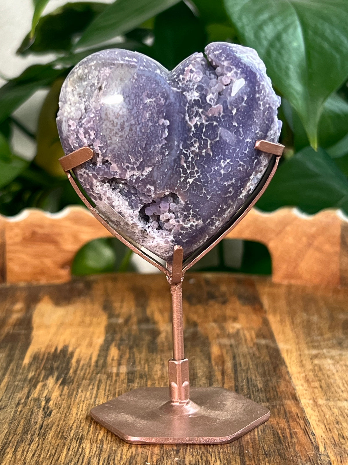 Grape Agate Heart: BX