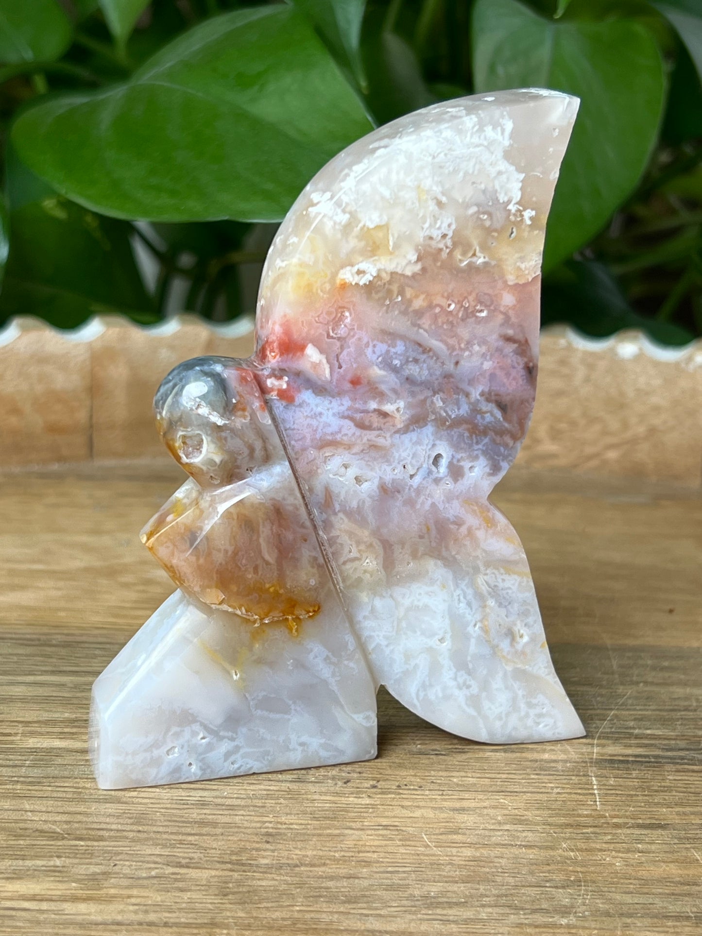 Rainbow Plume Agate Fairy