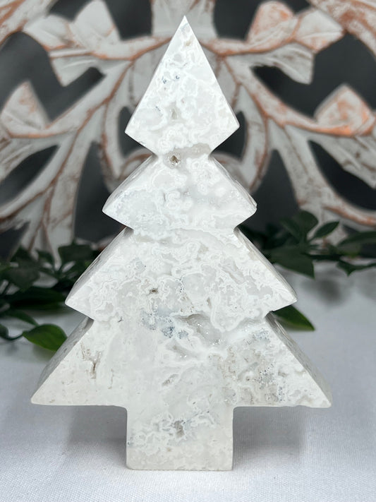 White Plume Agate Tree