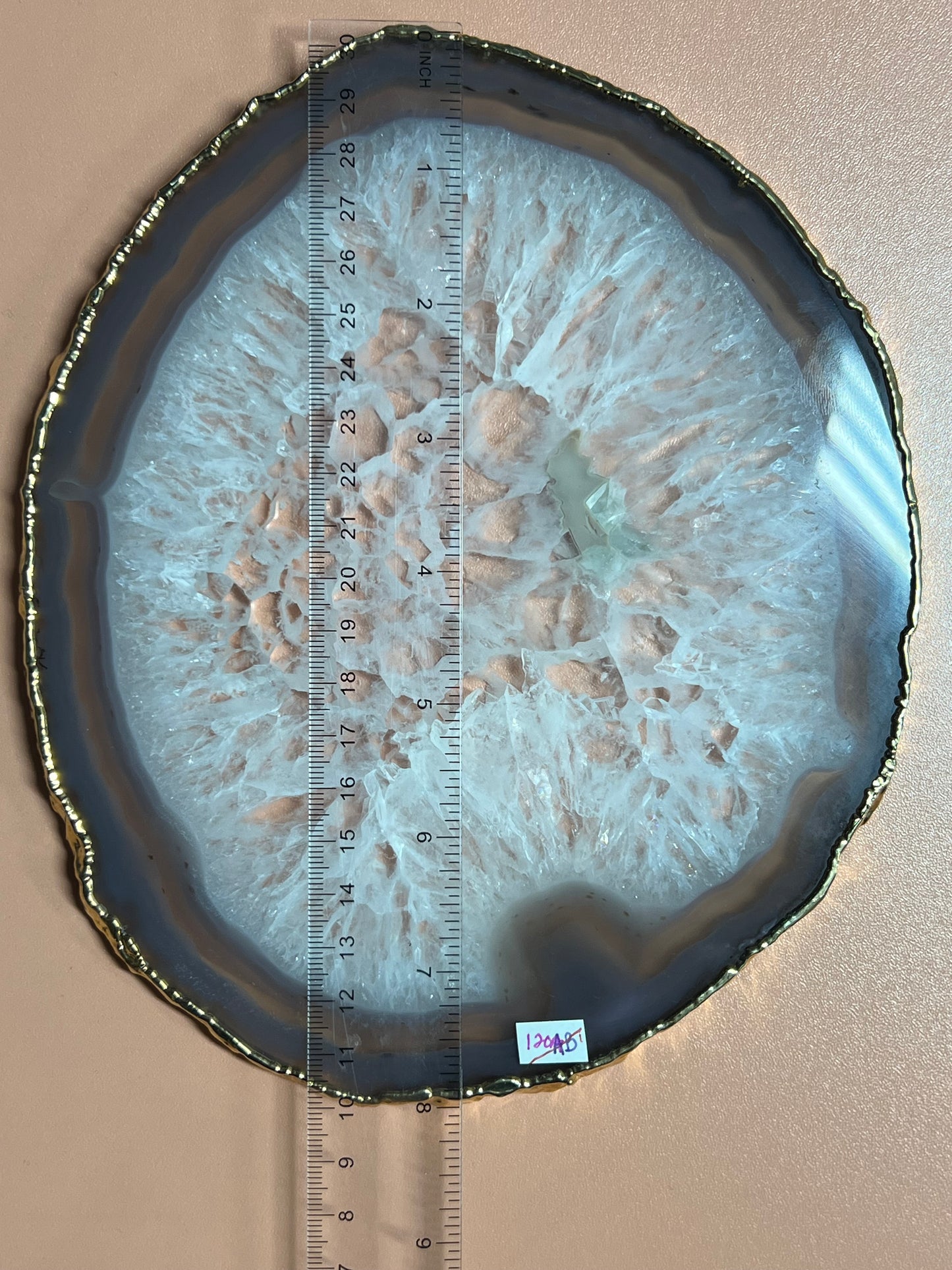 Brazilian Coaster Gold Platted