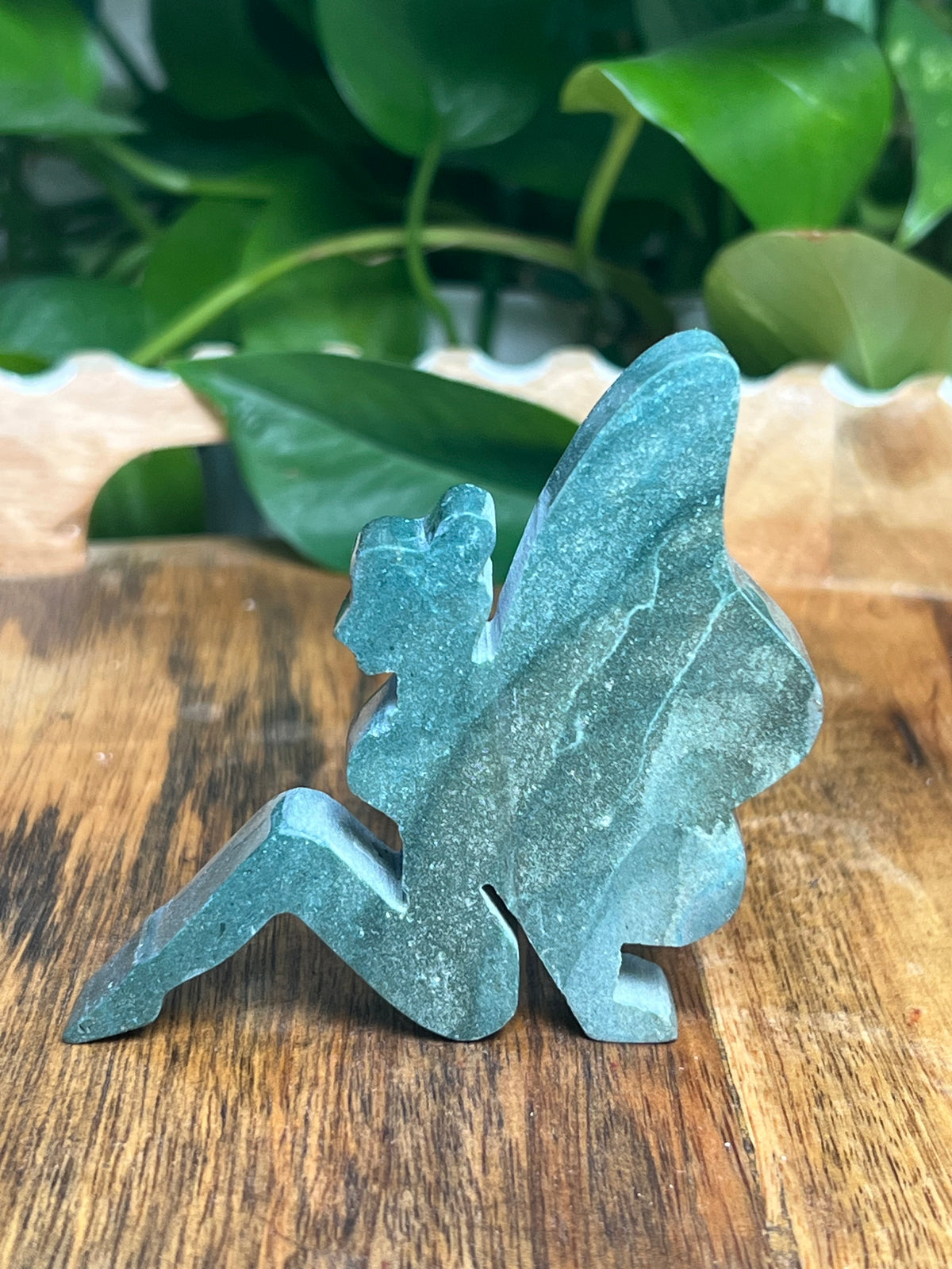 Blue Green Jasper Pixie Fairy: HK