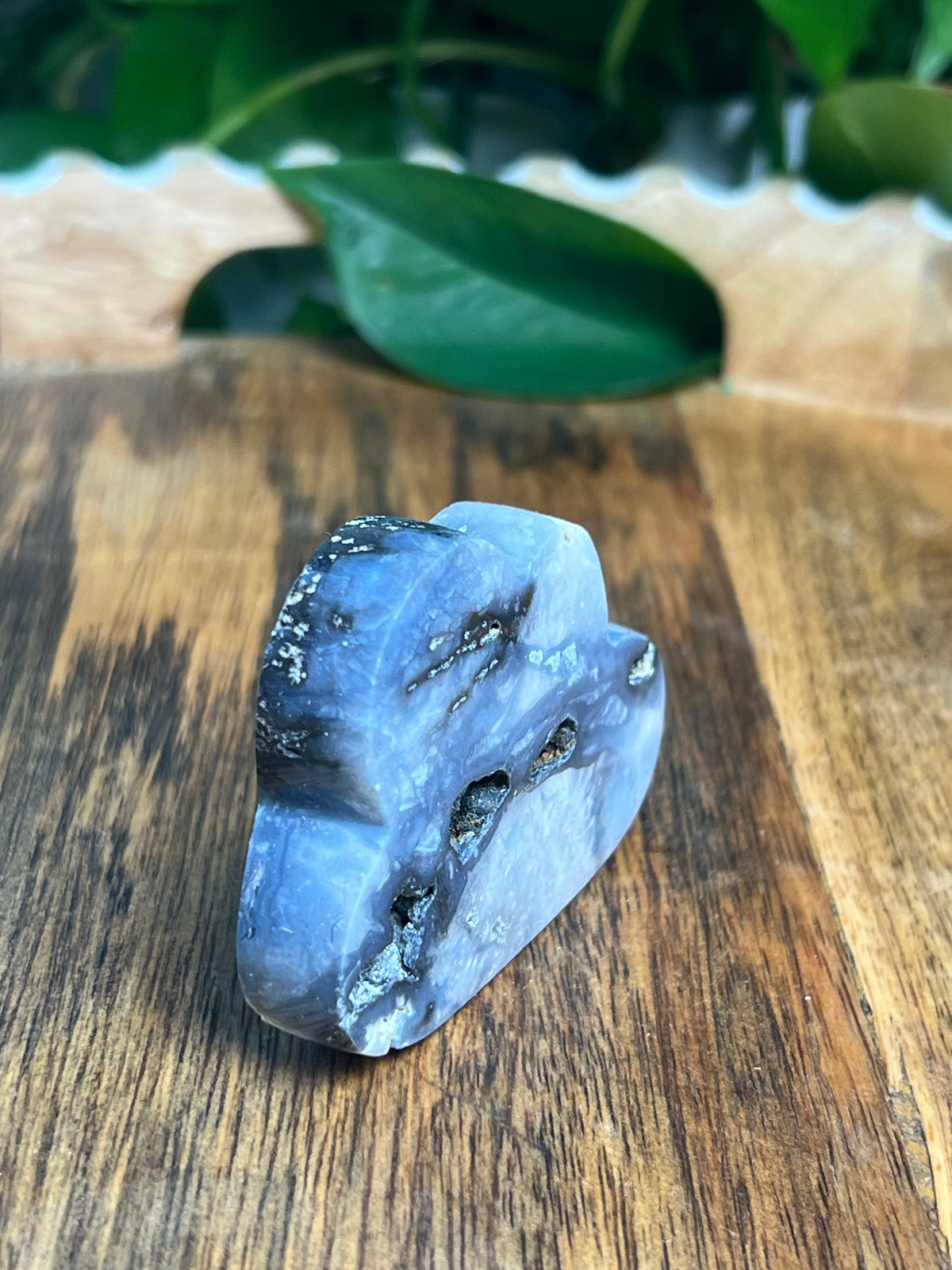 Blue Plume Agate Mini Cloud: PA