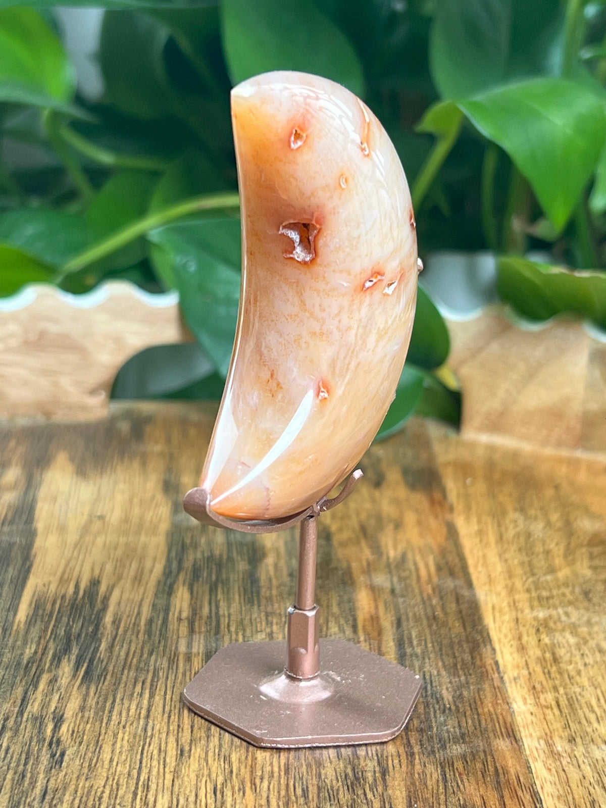 Carnelian Mini Puffy Moon: TA