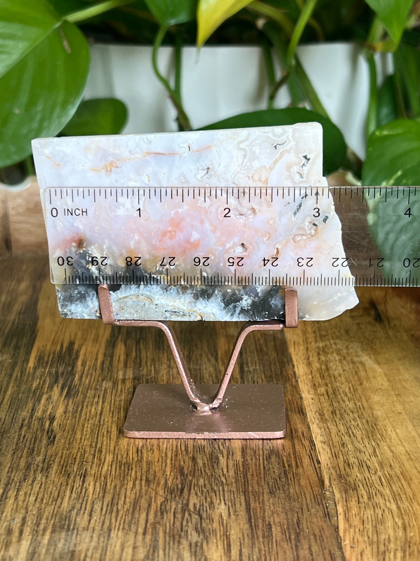 Rainbow Plume Agate Slab KC