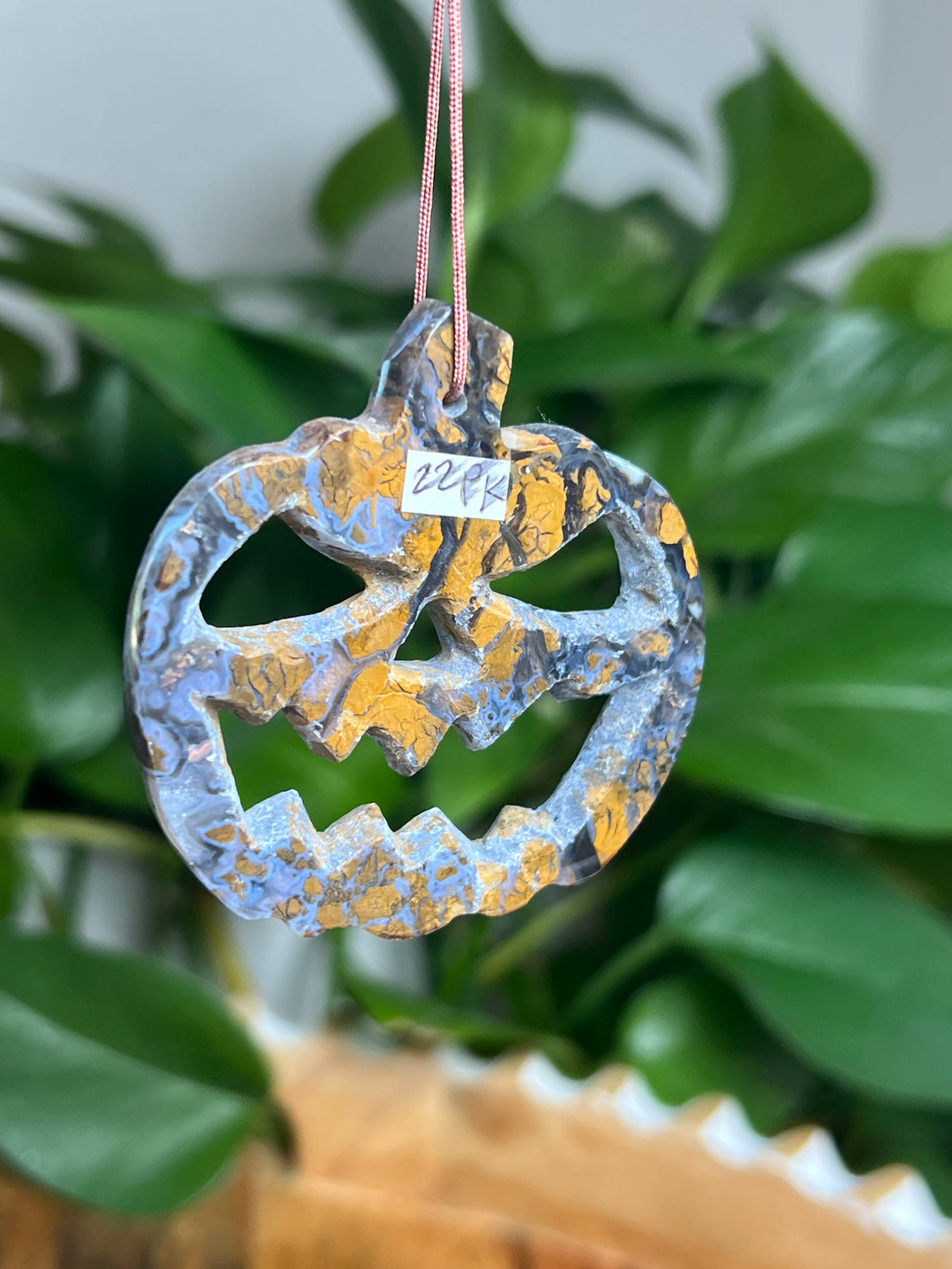 Brecciated Jasper Ornament Pumpkin: PK