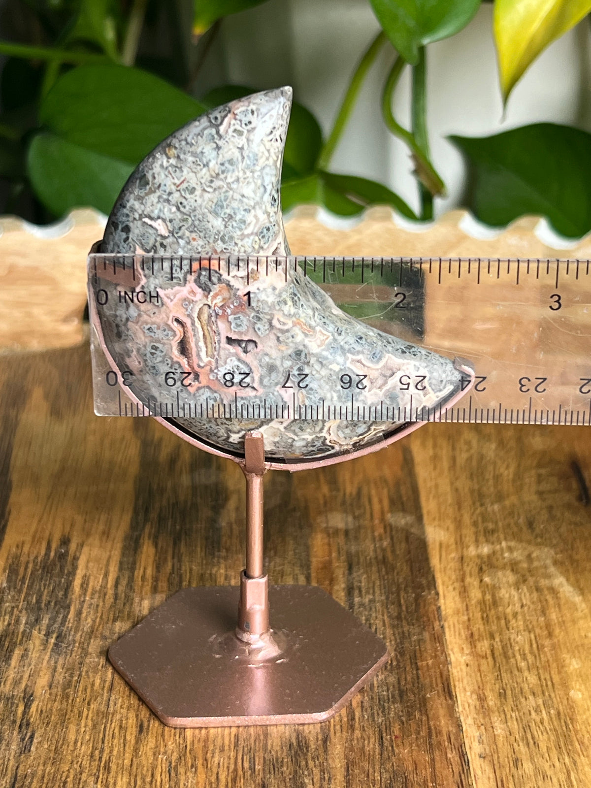 Marcasite Mini Puffy Moon: DQ