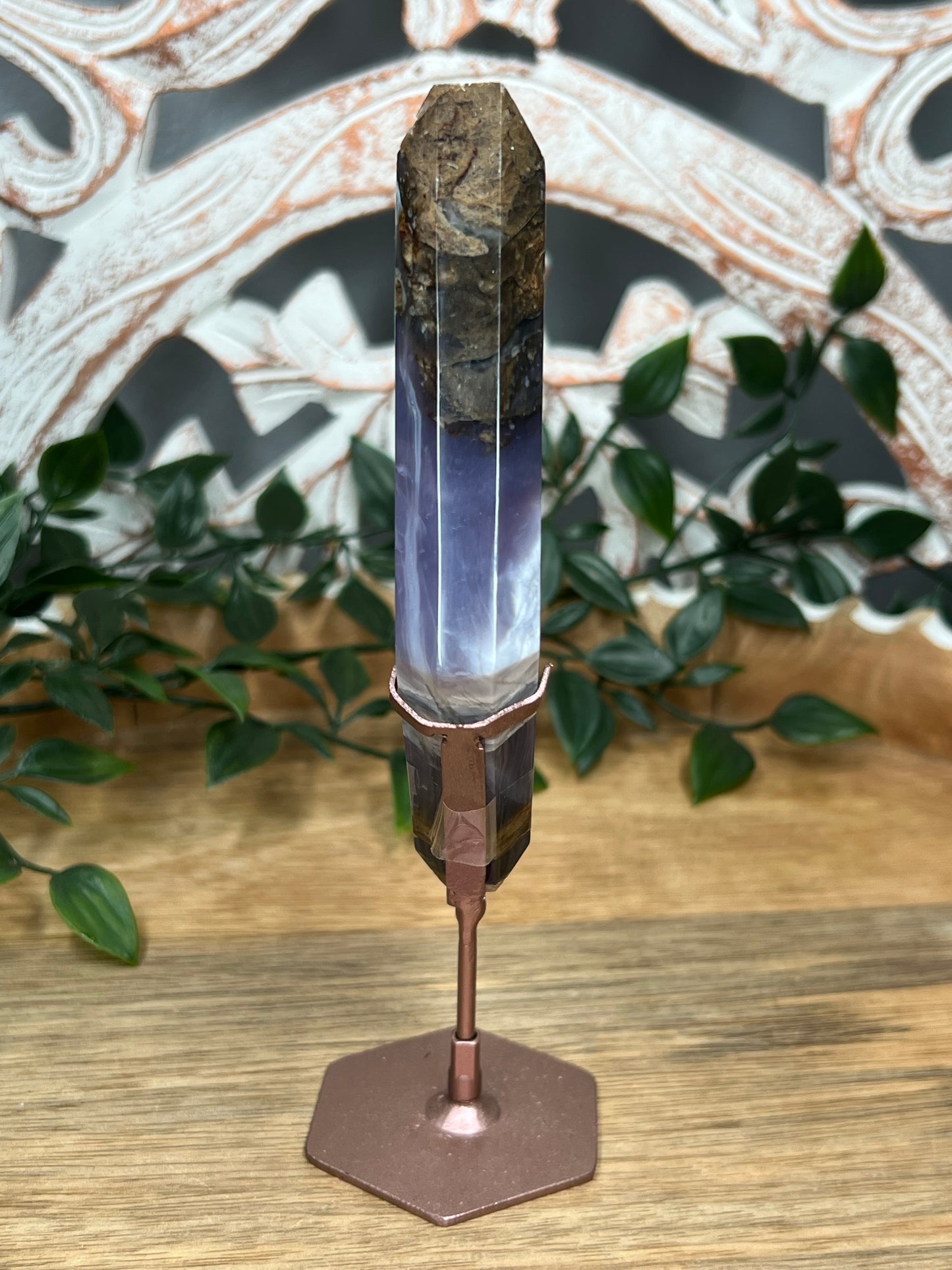 Purple Chalcedony Diamond