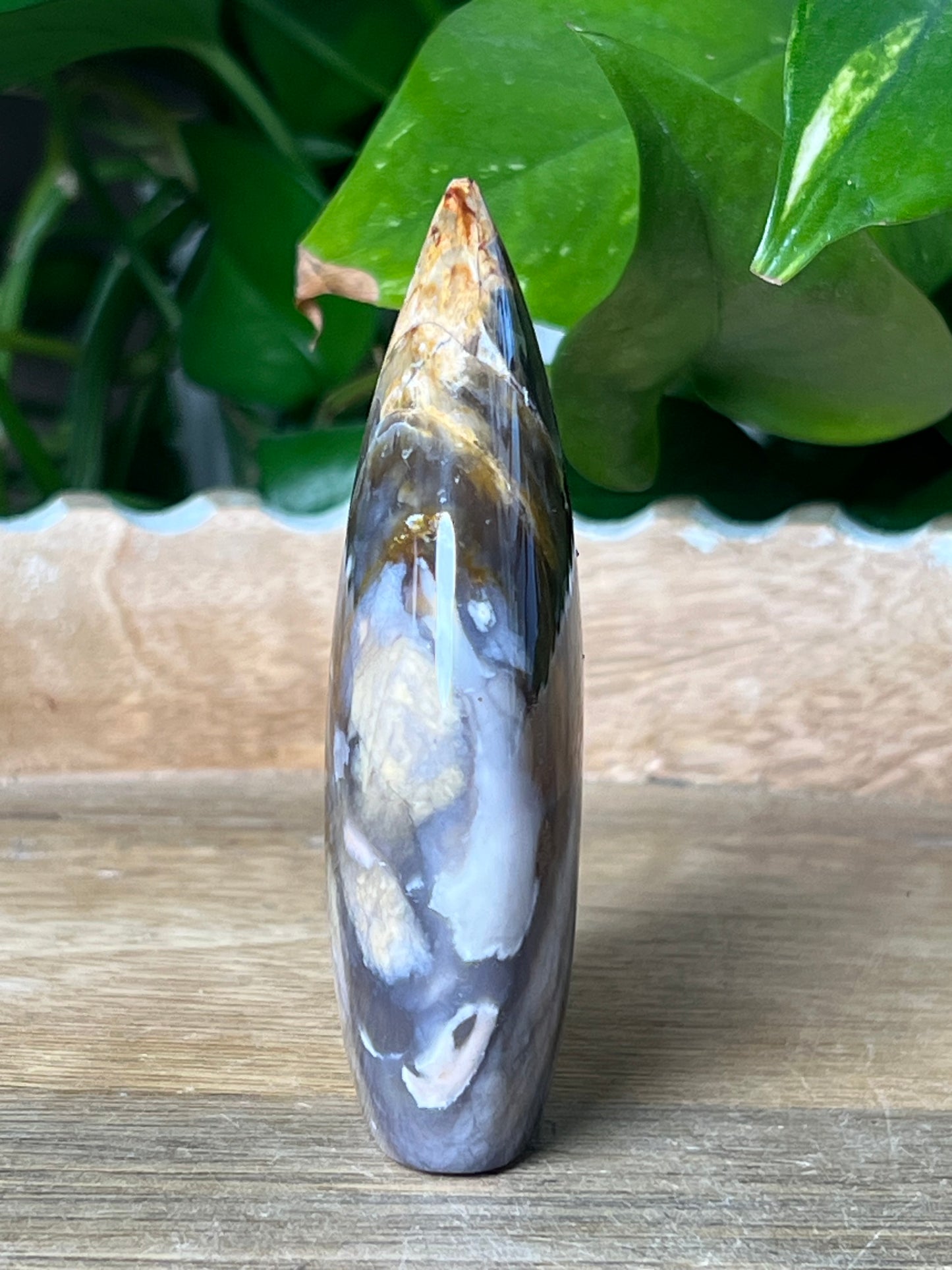 Purple Chalcedony Flame