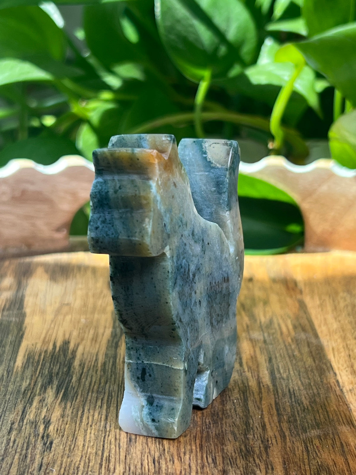 Blue Green Jasper Cat: CQ