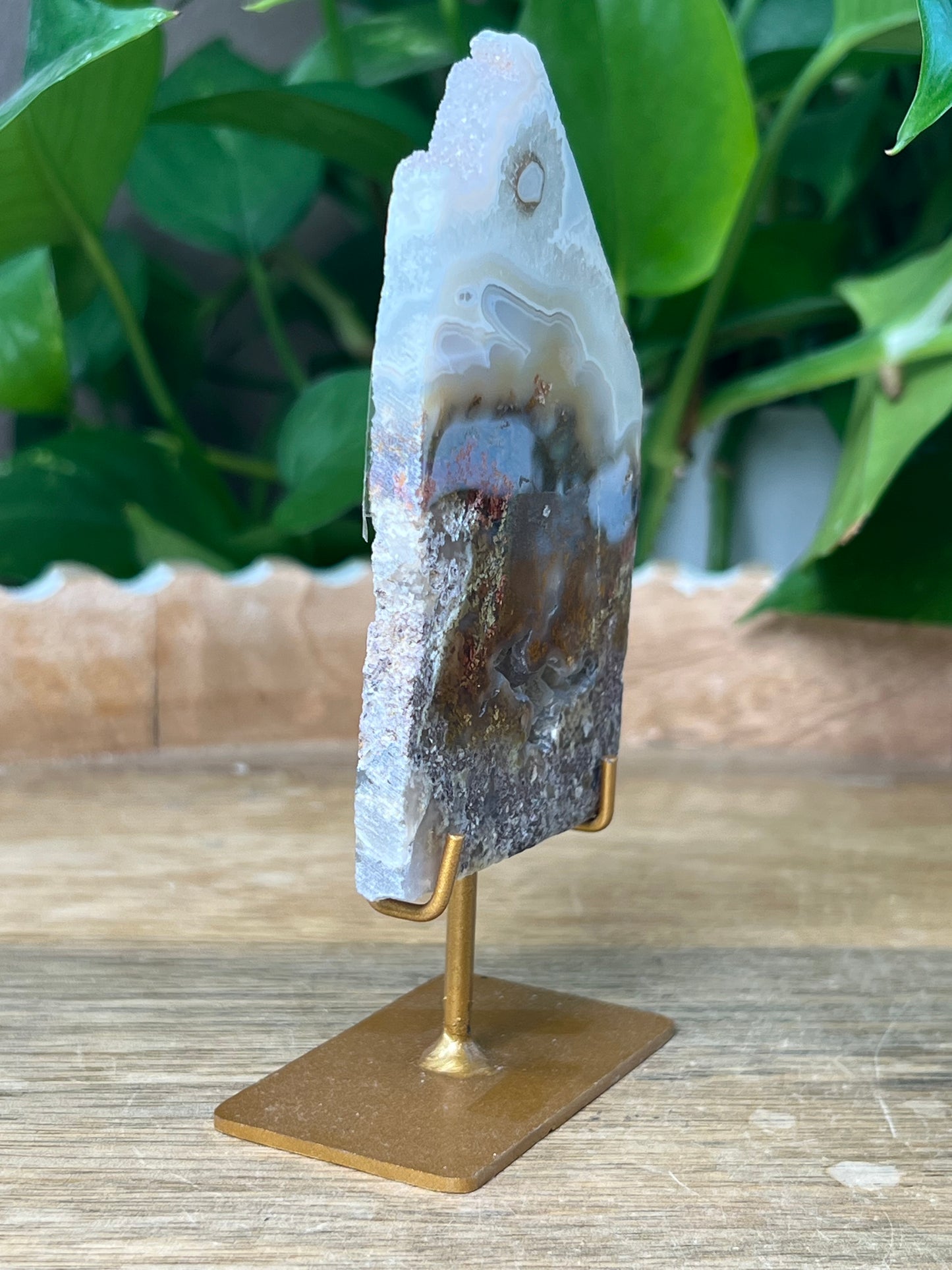 Scenic Moss Agate Slab