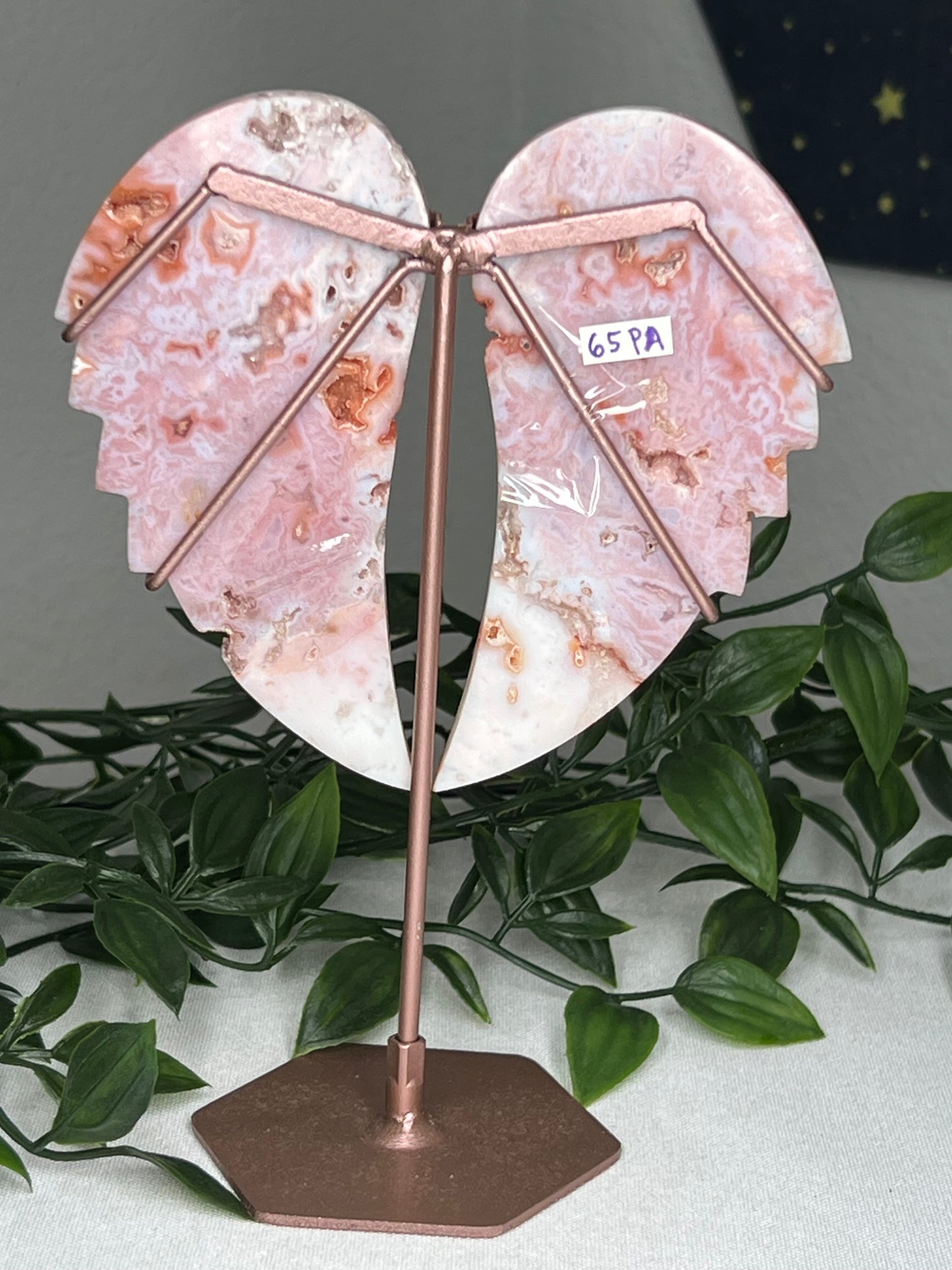 Pink Carnelian Wings