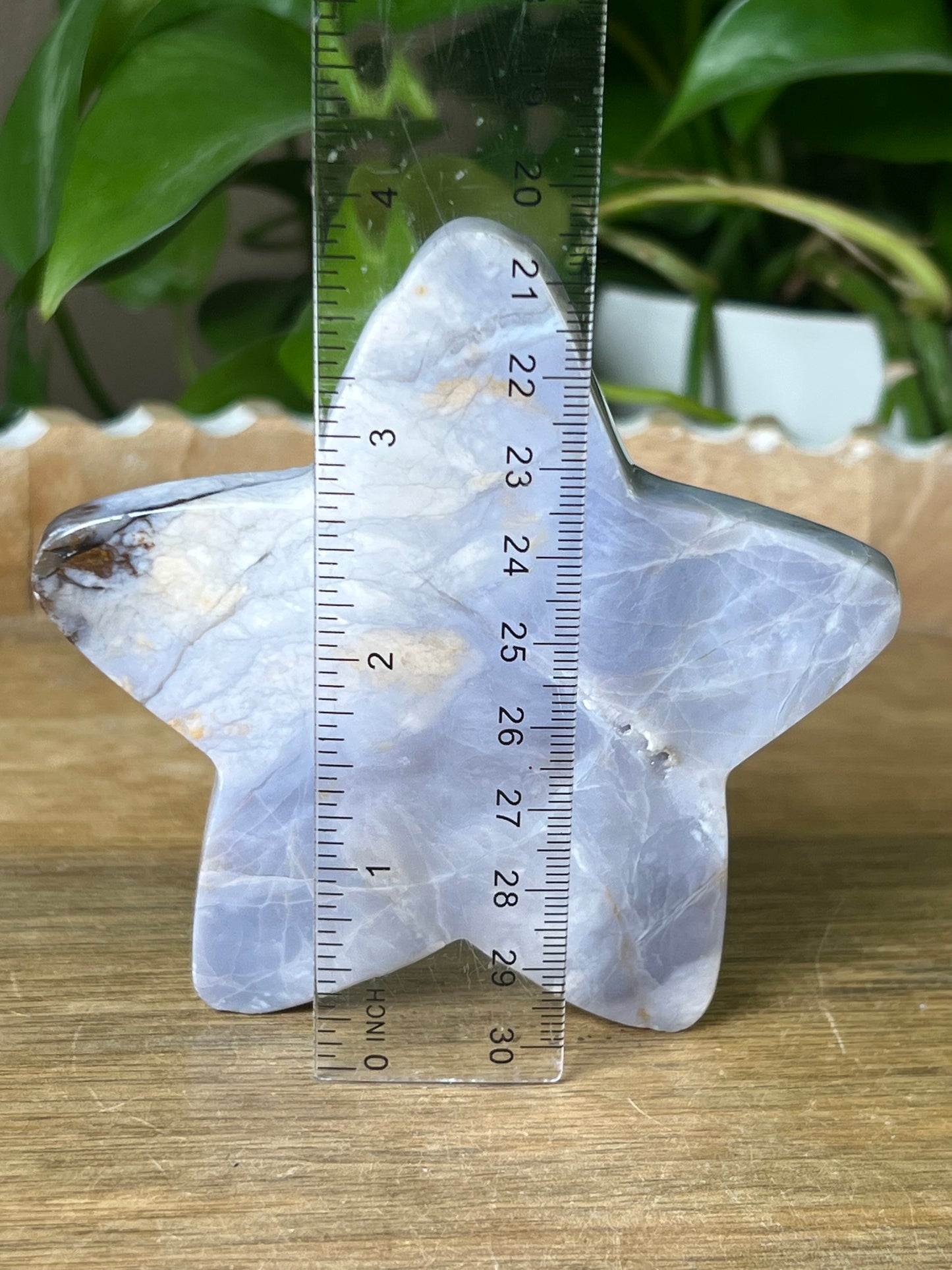 Purple Chalcedony Star
