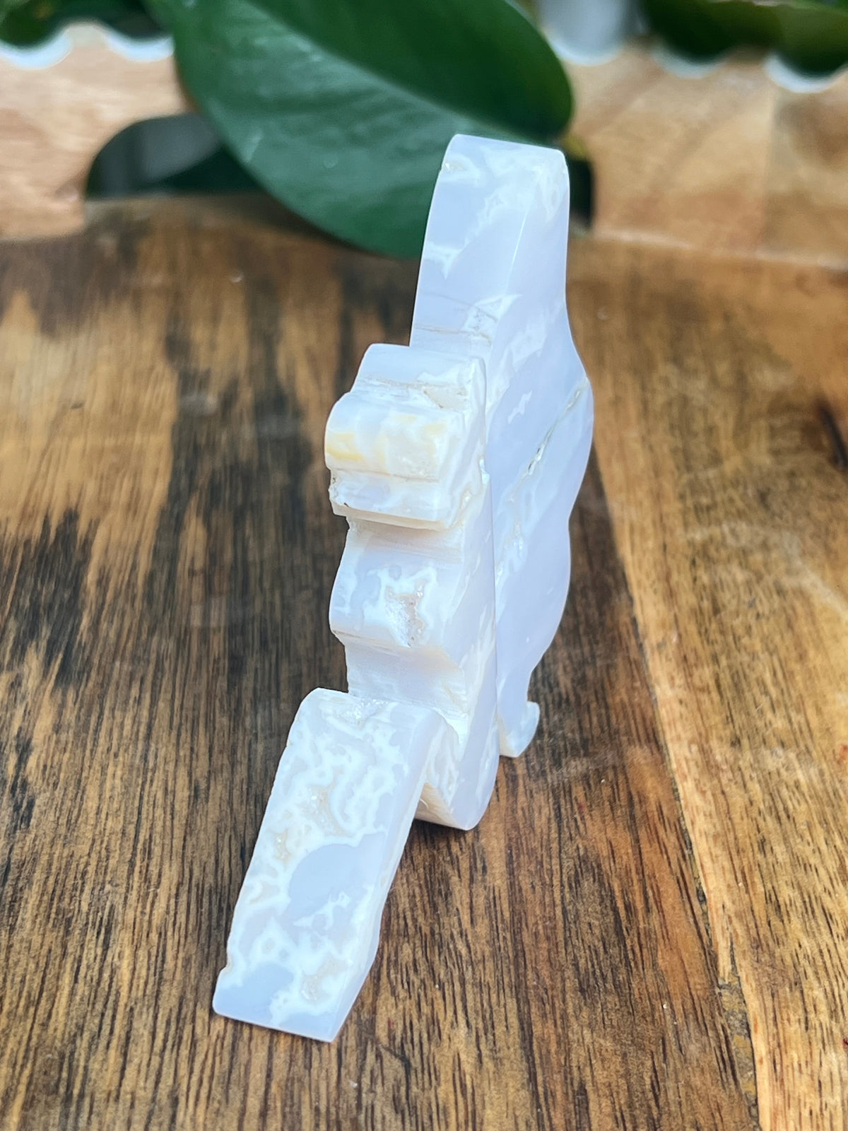 White Plume Agate Pixie Fairy: DZ
