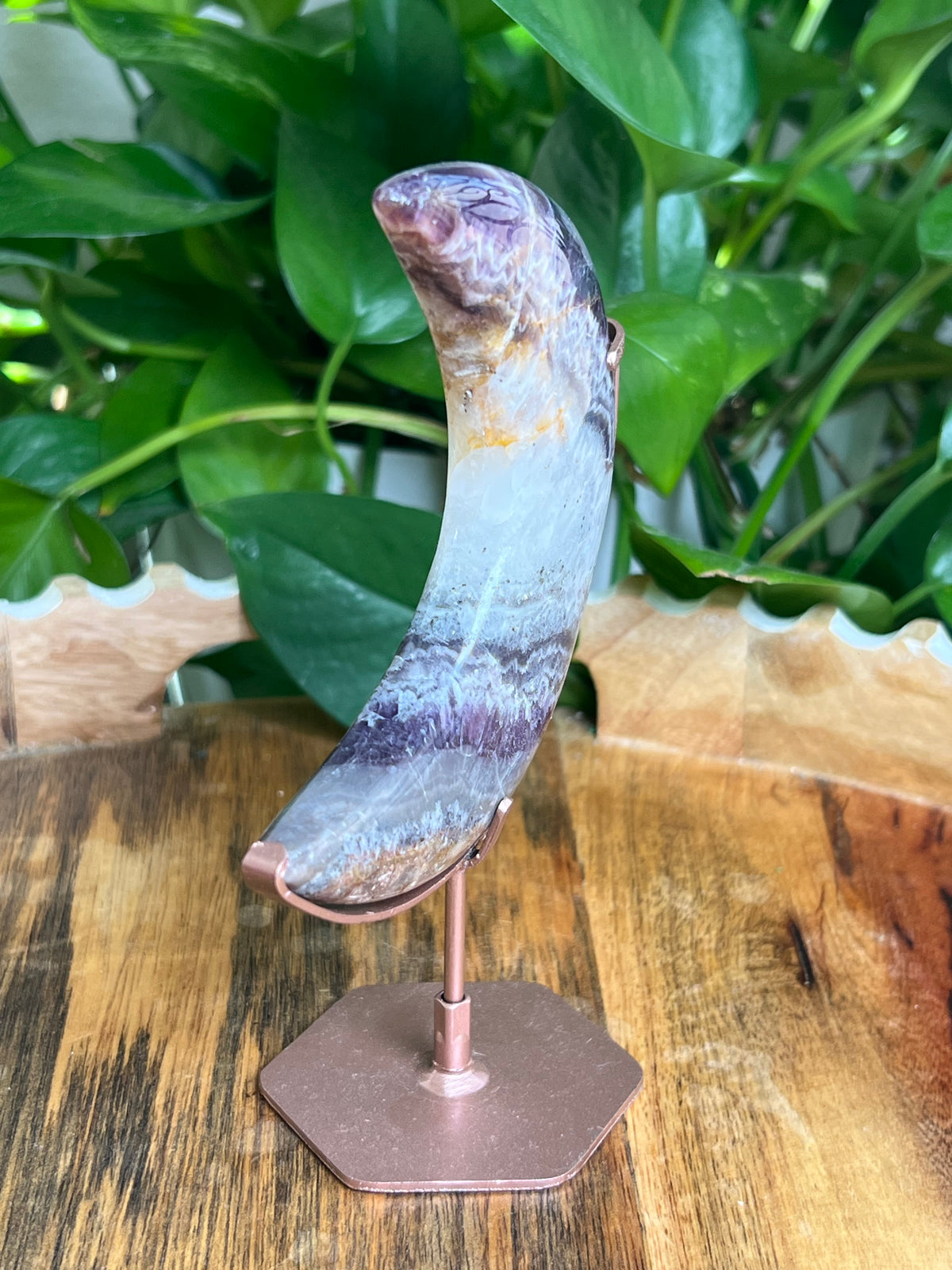 Indonesian Amethyst Moon: QR