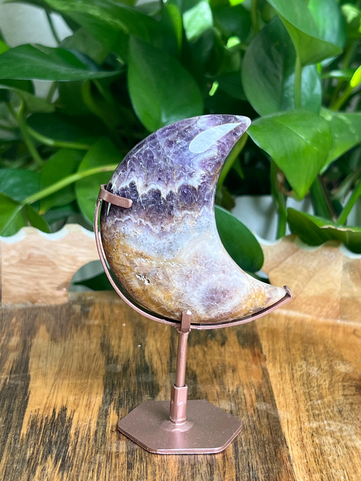 Indonesian Amethyst Puffy Moon: N