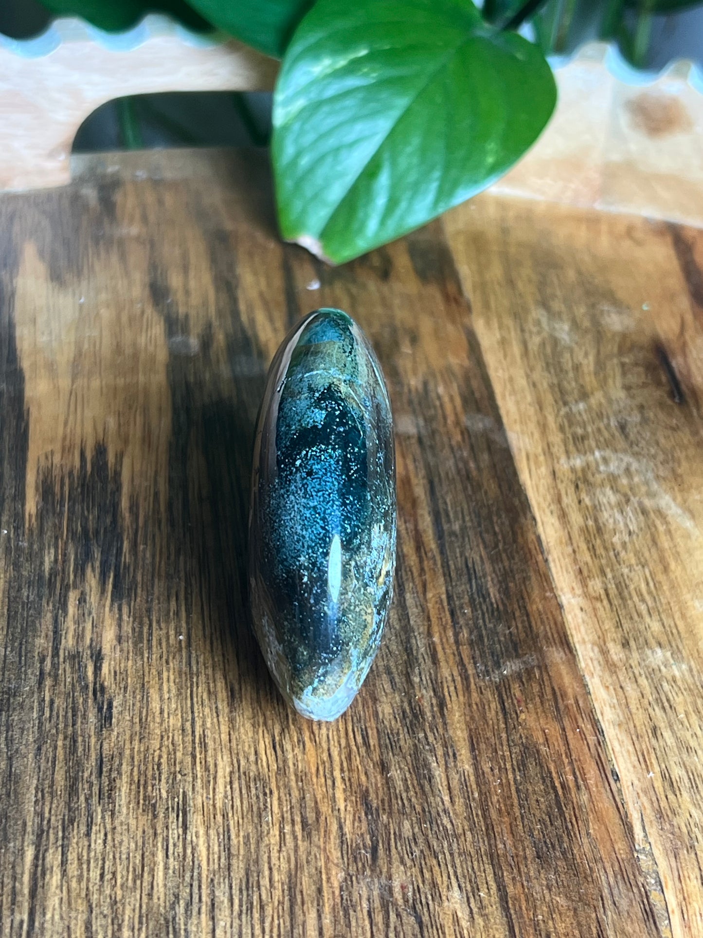 Blue Green Jasper Bear: KB