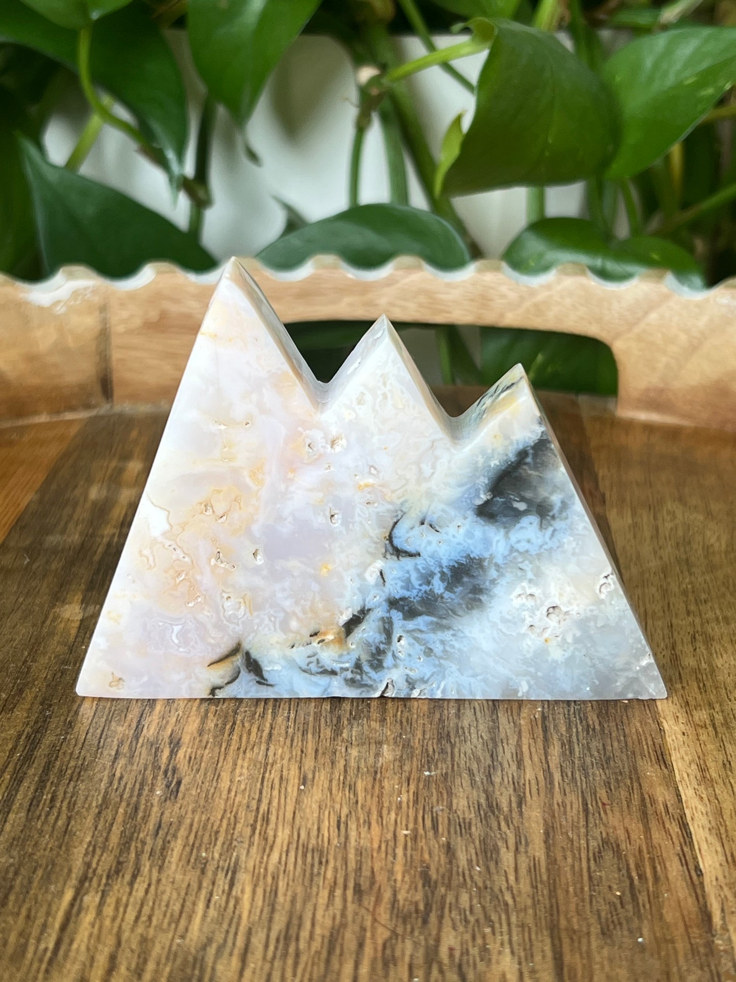 Rainbow Plume Agate Mountain